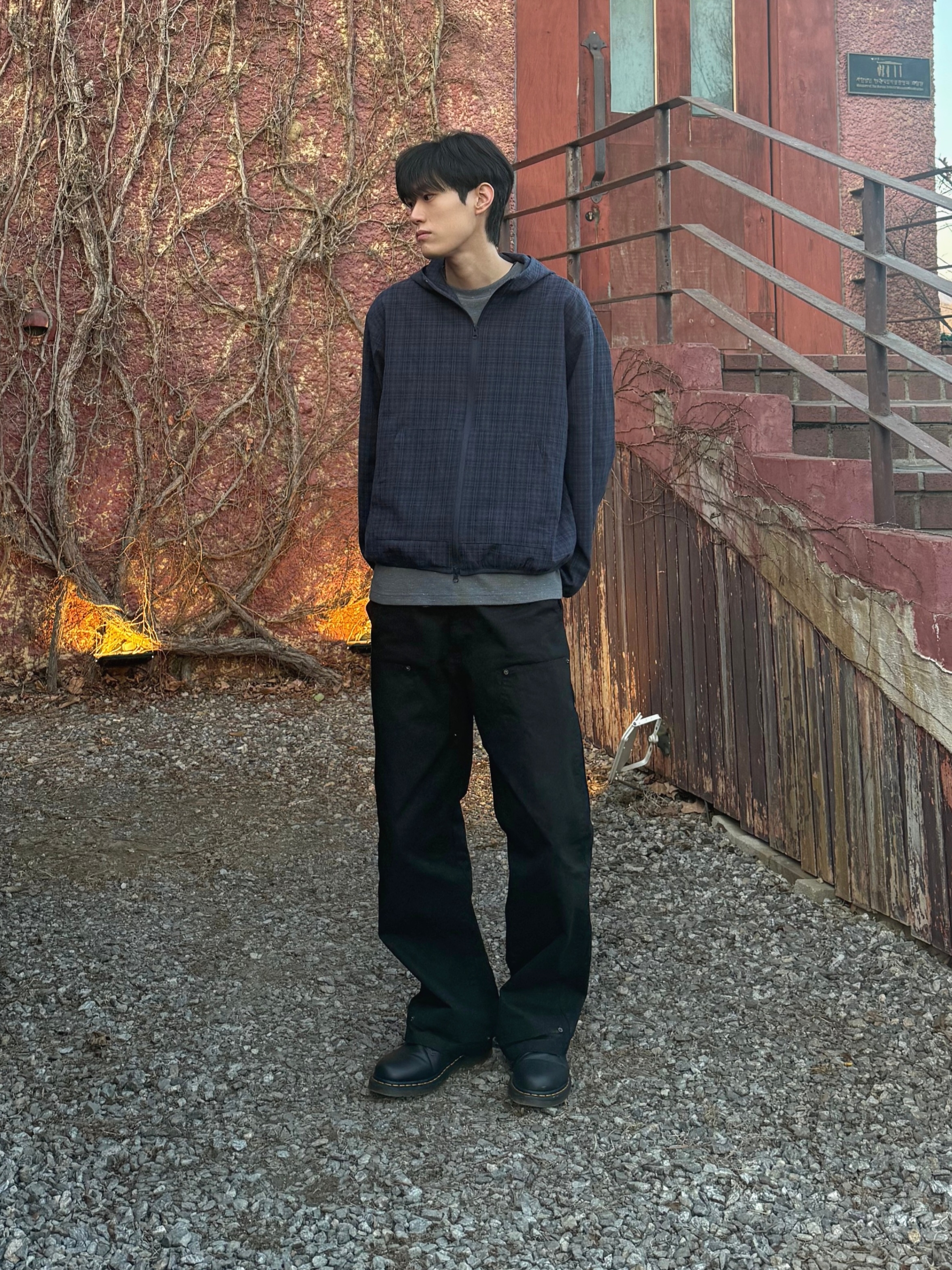 Dr. Martens 1461 Smooth Black, Dr. Martens 1461 Nappa Black 착용 스타일 - 2
