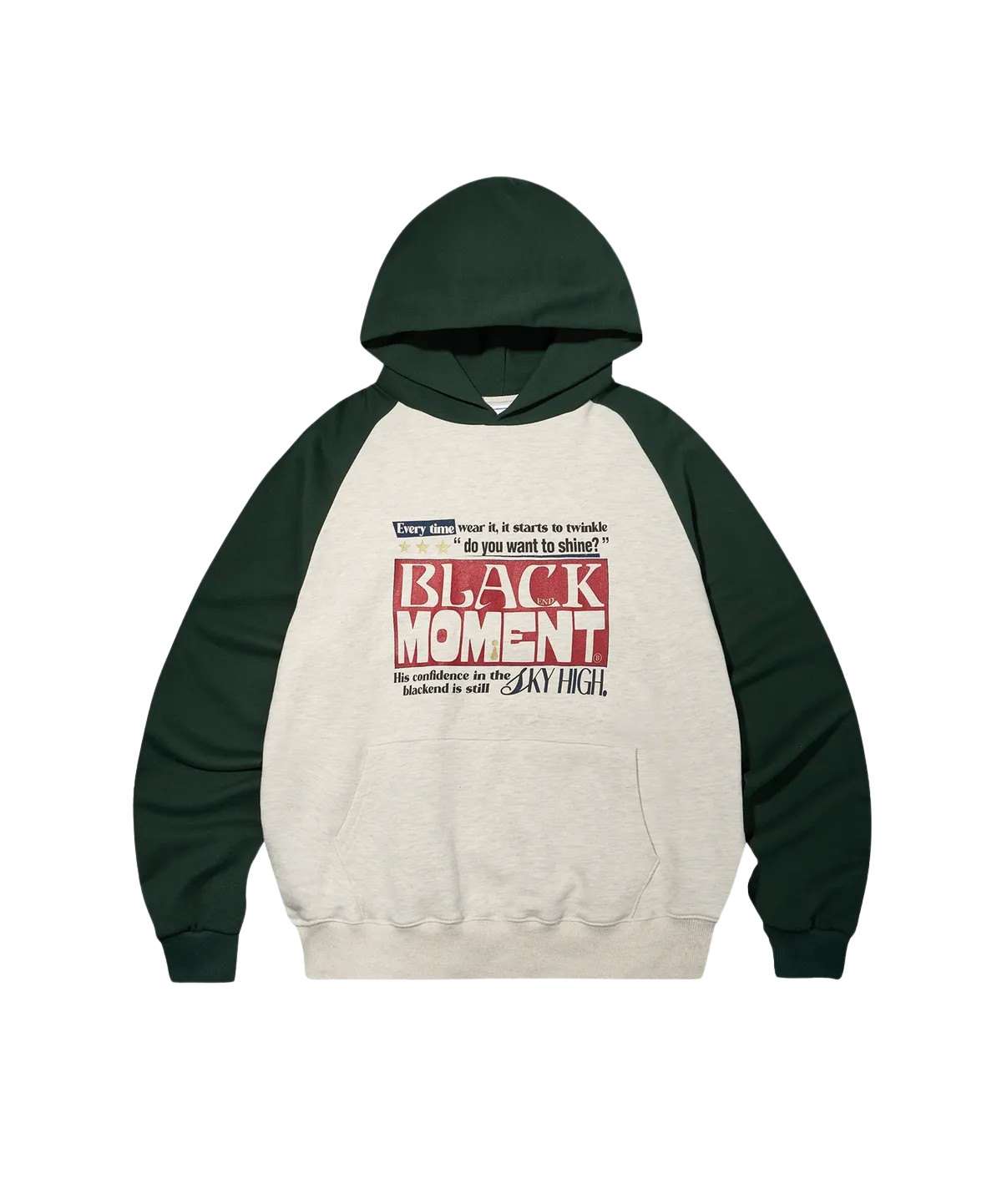 캑터스도넛마켓 모먼트 래글런 후디 – 오트밀(Cactusdonutmarket Moment Raglan Hoodie - Oatmeal)