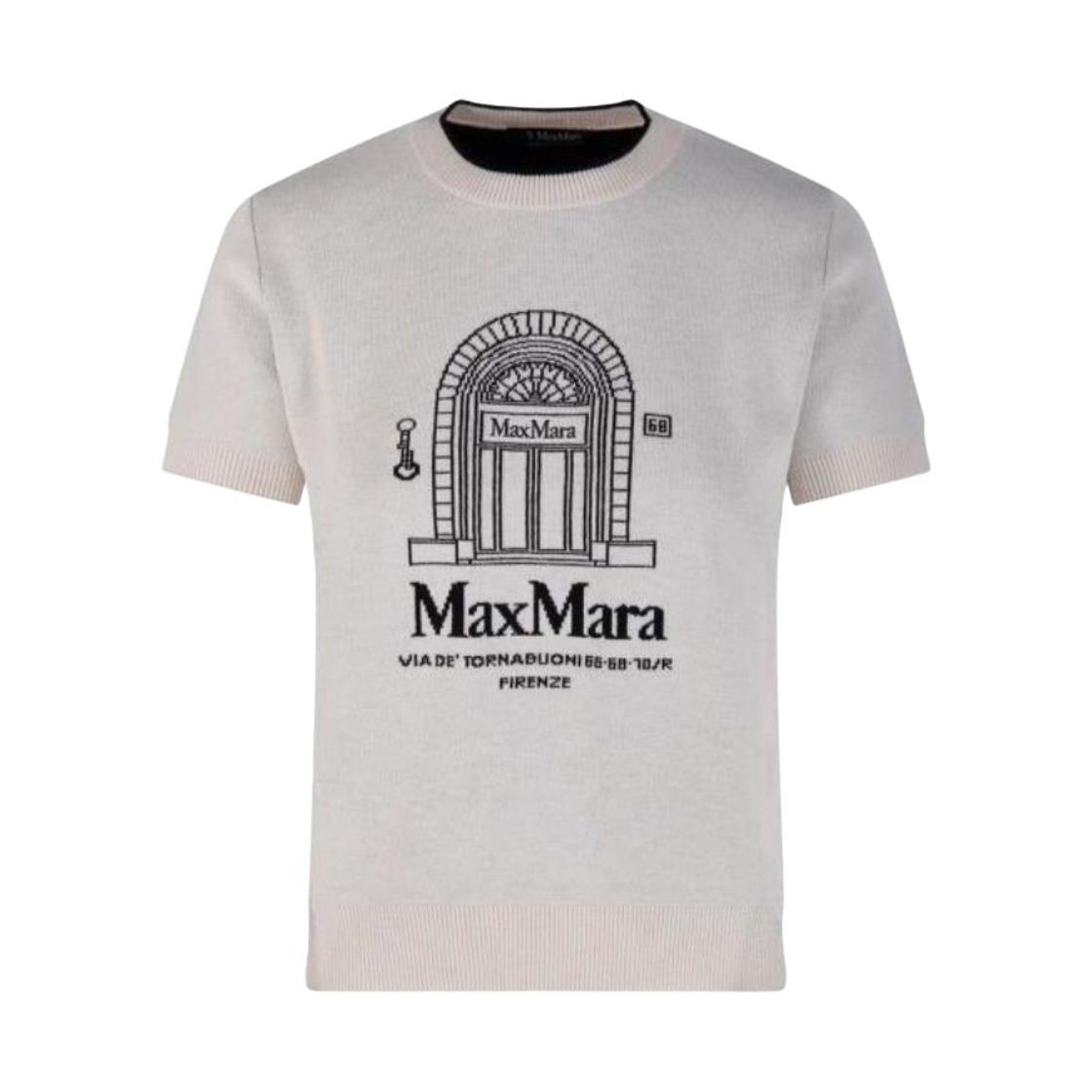 EUFORIA-020 (W) S Max Mara Euforia Round Neck Sweater Beige