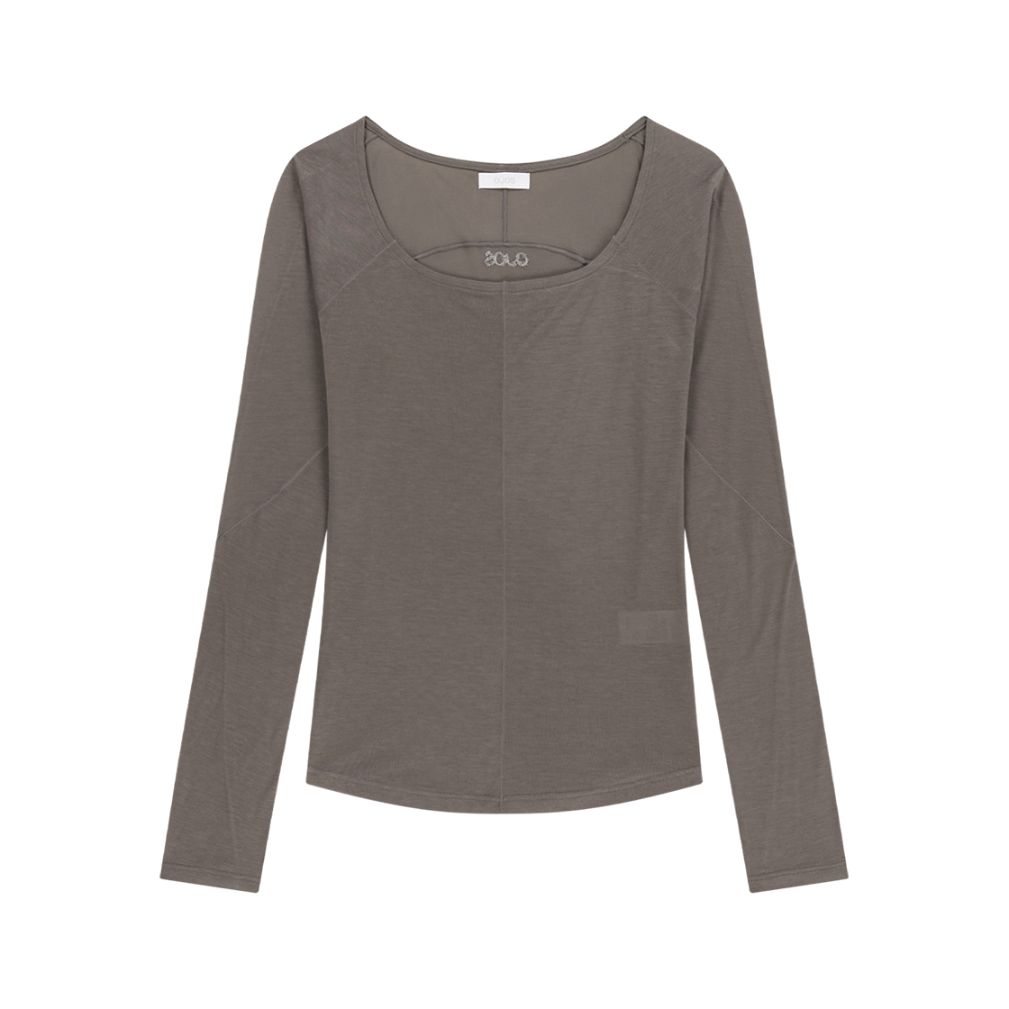 오호스 플랫심 롱슬리브 탑 차콜(OJOS Flatseam Long Sleeve Top / Charcoal)