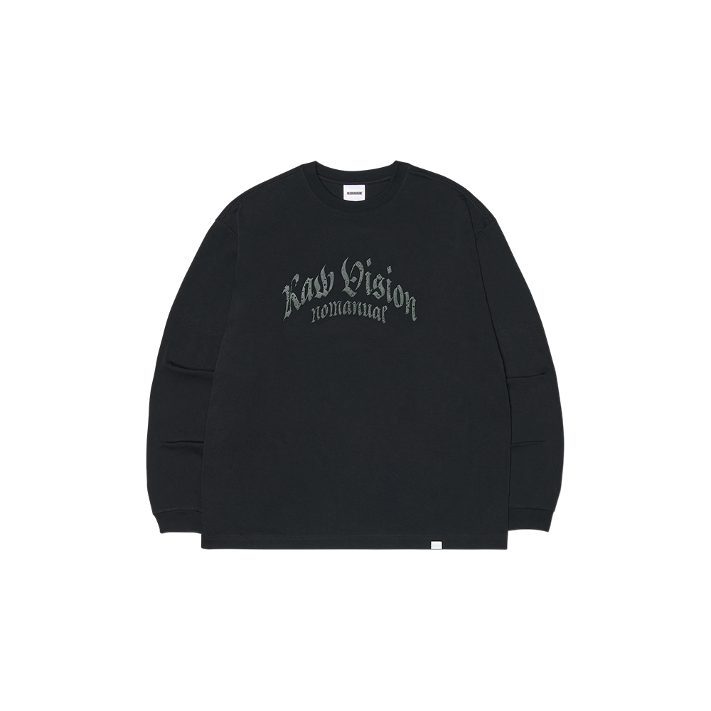 NMSS62LS01BLK NOMANUAL F.P Long Sleeve Tee Black