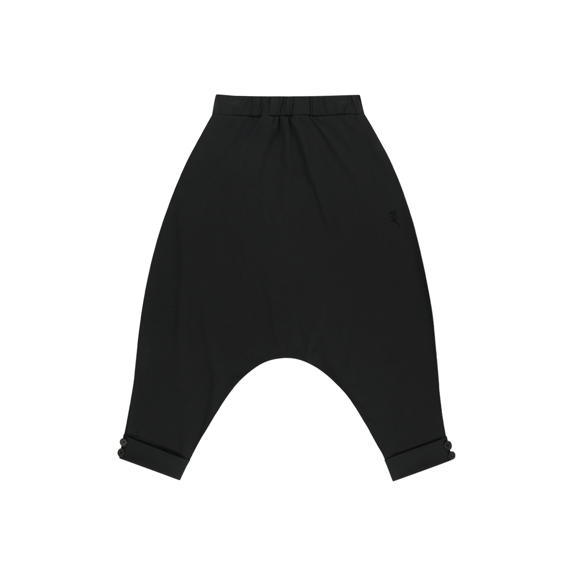 오호스 카프리 배기 팬츠 블랙(OJOS Capri Baggy Pants / Black)