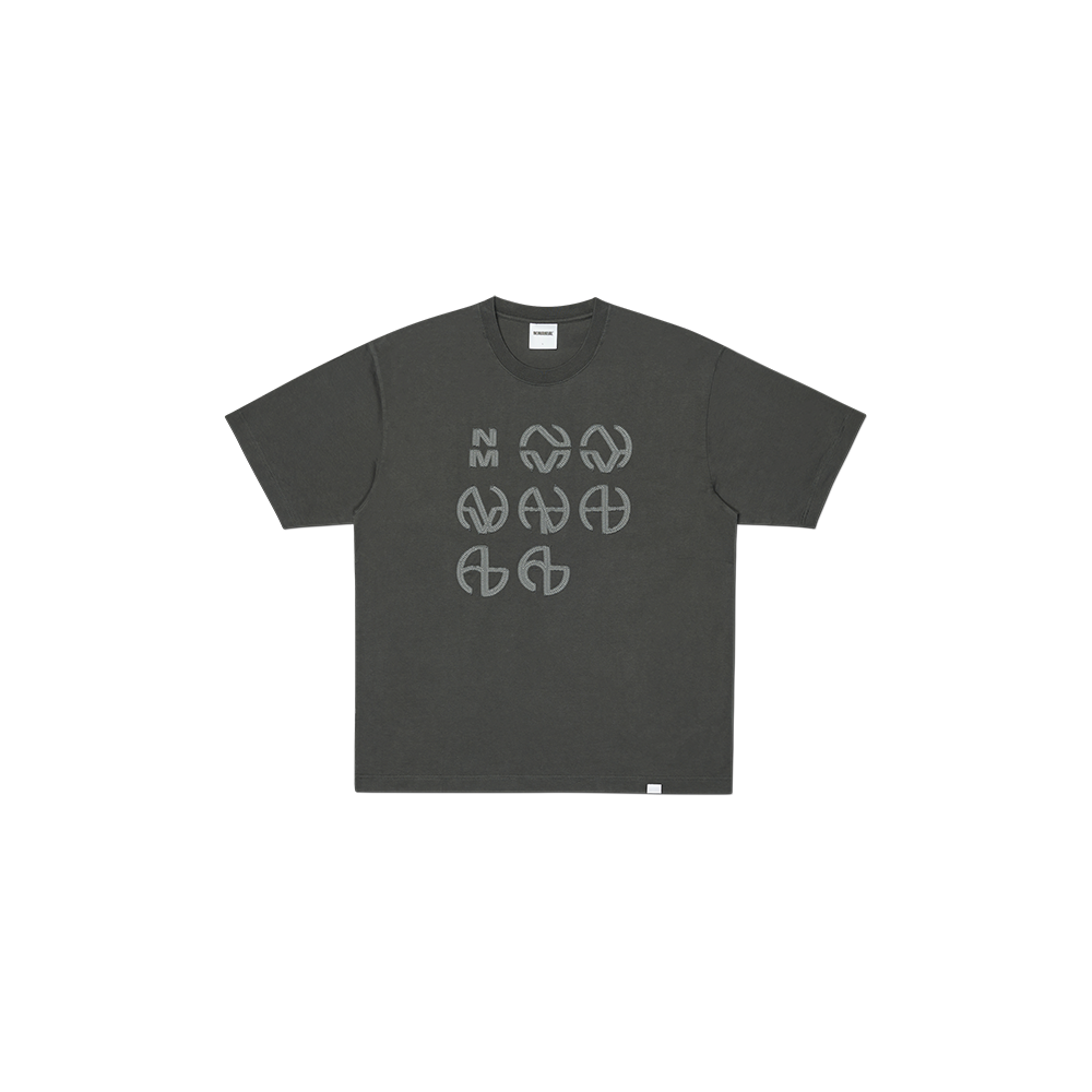 노매뉴얼 NM 제네시스 티셔츠 차콜(NOMANUAL NM Genesis T-shirt Charcoal)