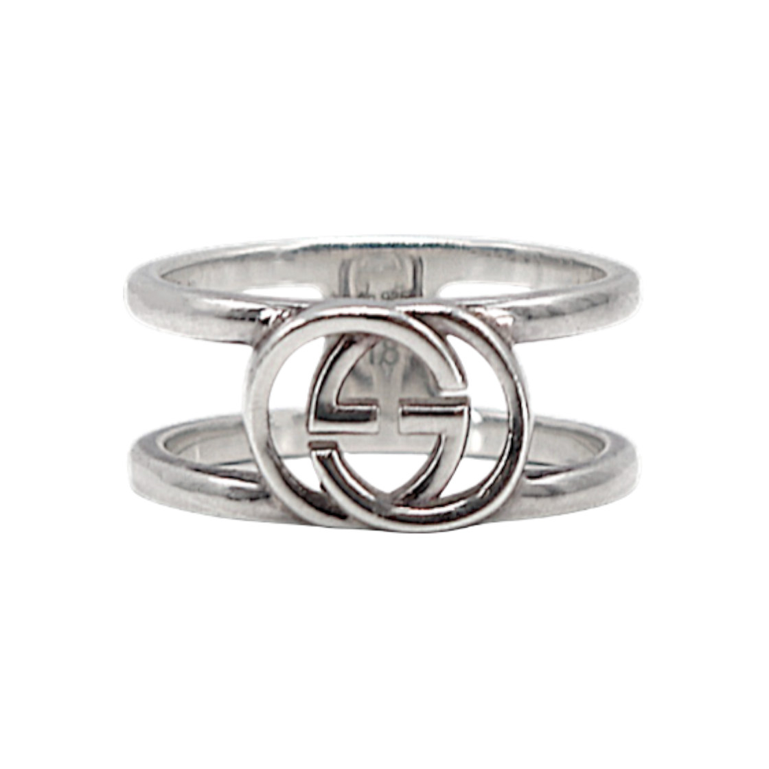 구찌 인터로킹 G 실버 링 18호 295716(Gucci Interlocking G Silver Ring Size 18 295716)