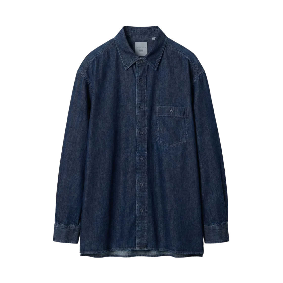 유니클로 x JW 앤더슨 라이트 데님 오버사이즈 셔츠 블루(Uniqlo x JW Anderson Light Denim Oversized Shirt Blue)