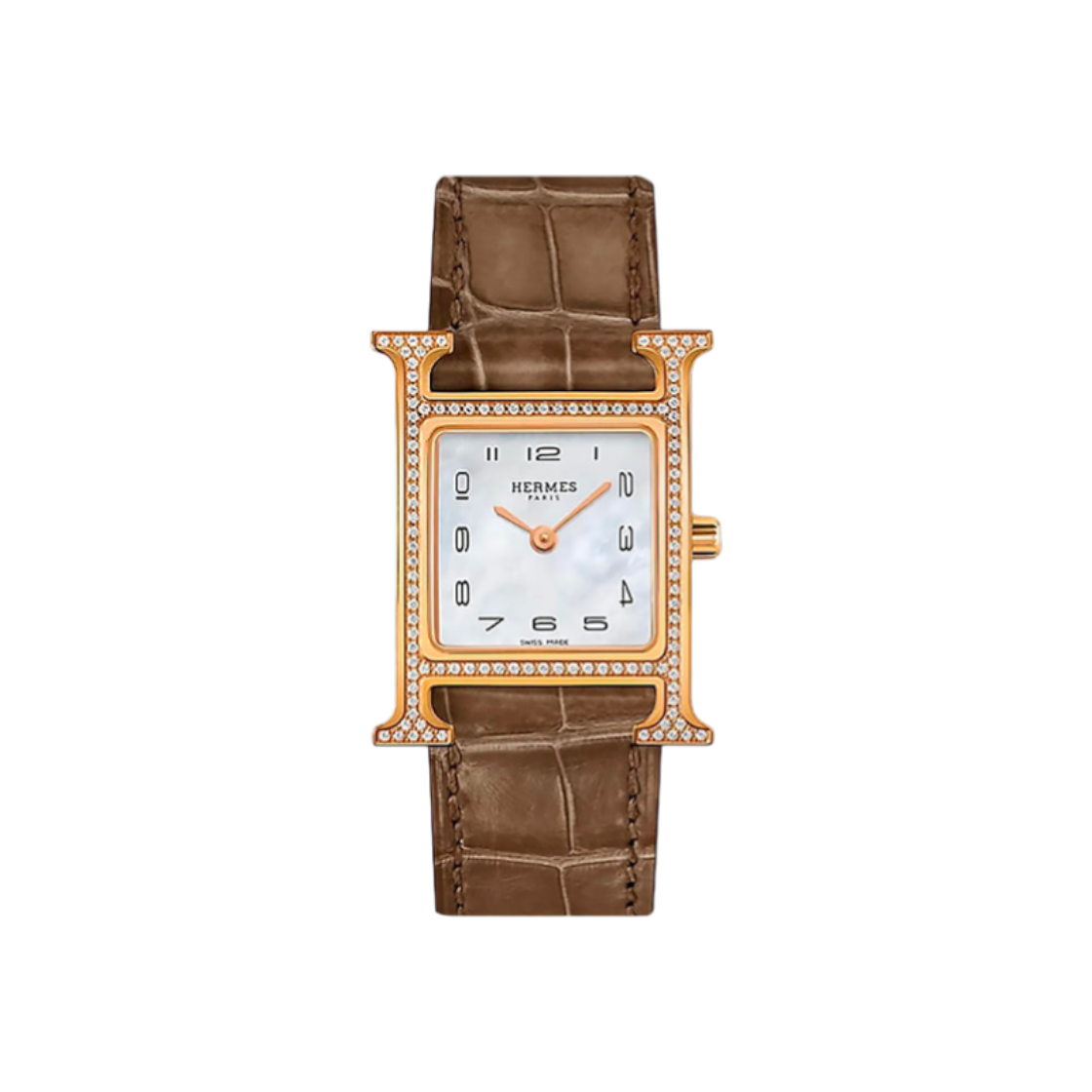 에르메스 H아워  PM 다이아 그리스 밴드 Z각인(Hermes H Hour PM Diamond Grease Band with Z Engraving)