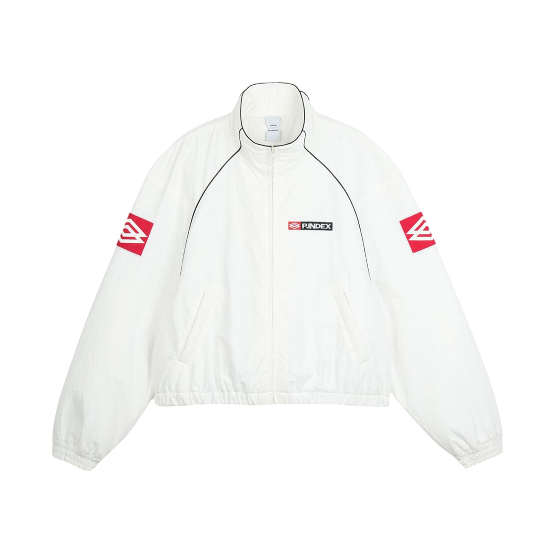 프로토콜 인덱스 이그재저레이트 숄더 에어 자켓 화이트(Protocol Index Exaggerated Shoulder Air Jacket White)
