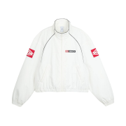 Protocol Index Exaggerated Shoulder Air Jacket White