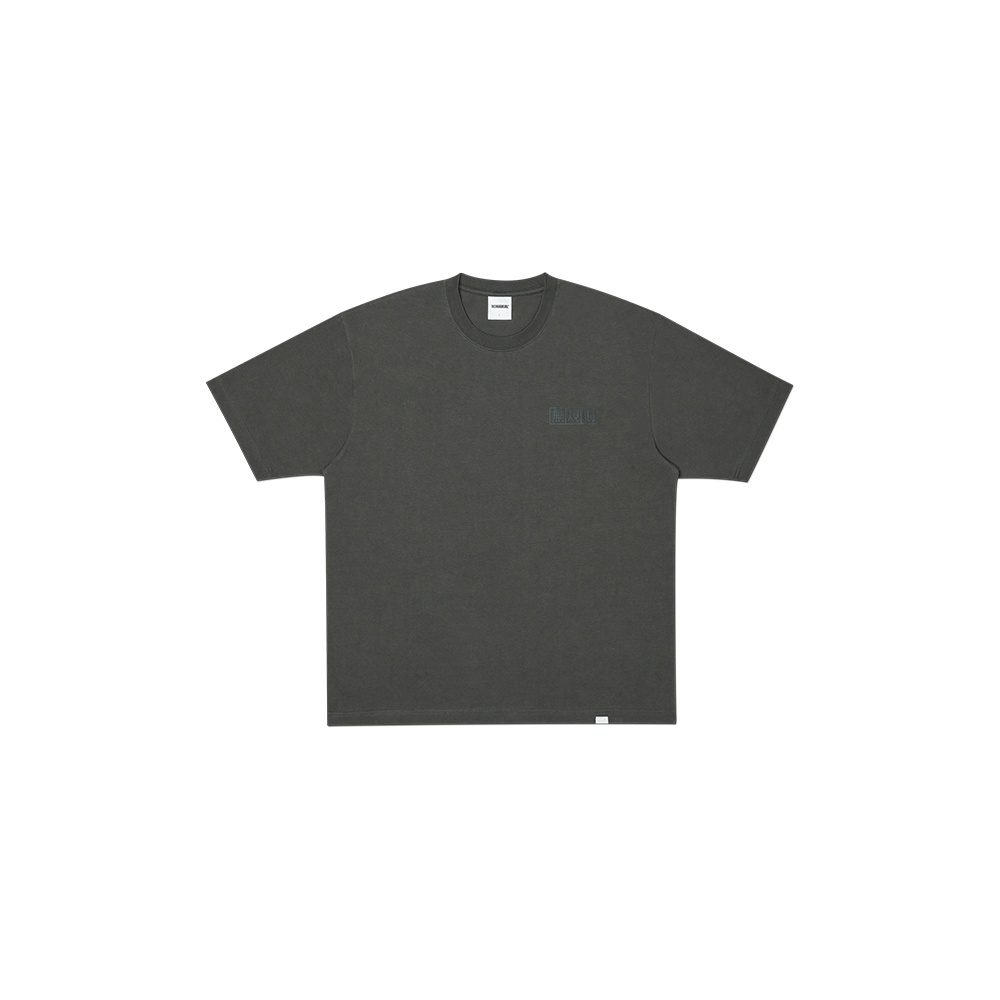 NMSS62TS11CHA NOMANUAL 無規則 Orbit Cross T-shirt Charcoal