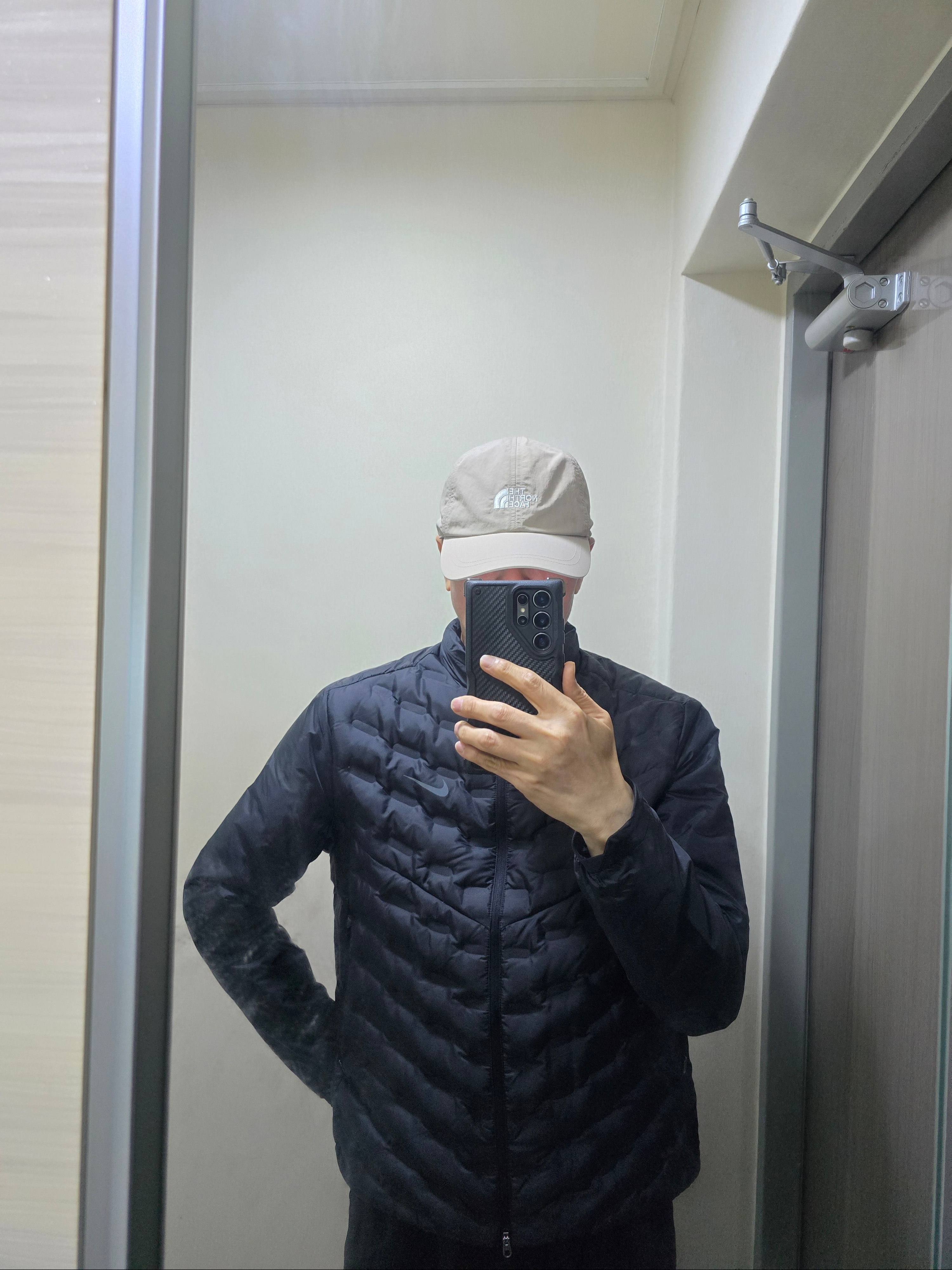 Nike Therma-Fit ADV Aeroloft Repel Down Running Jacket Black - Asia 착용 스타일