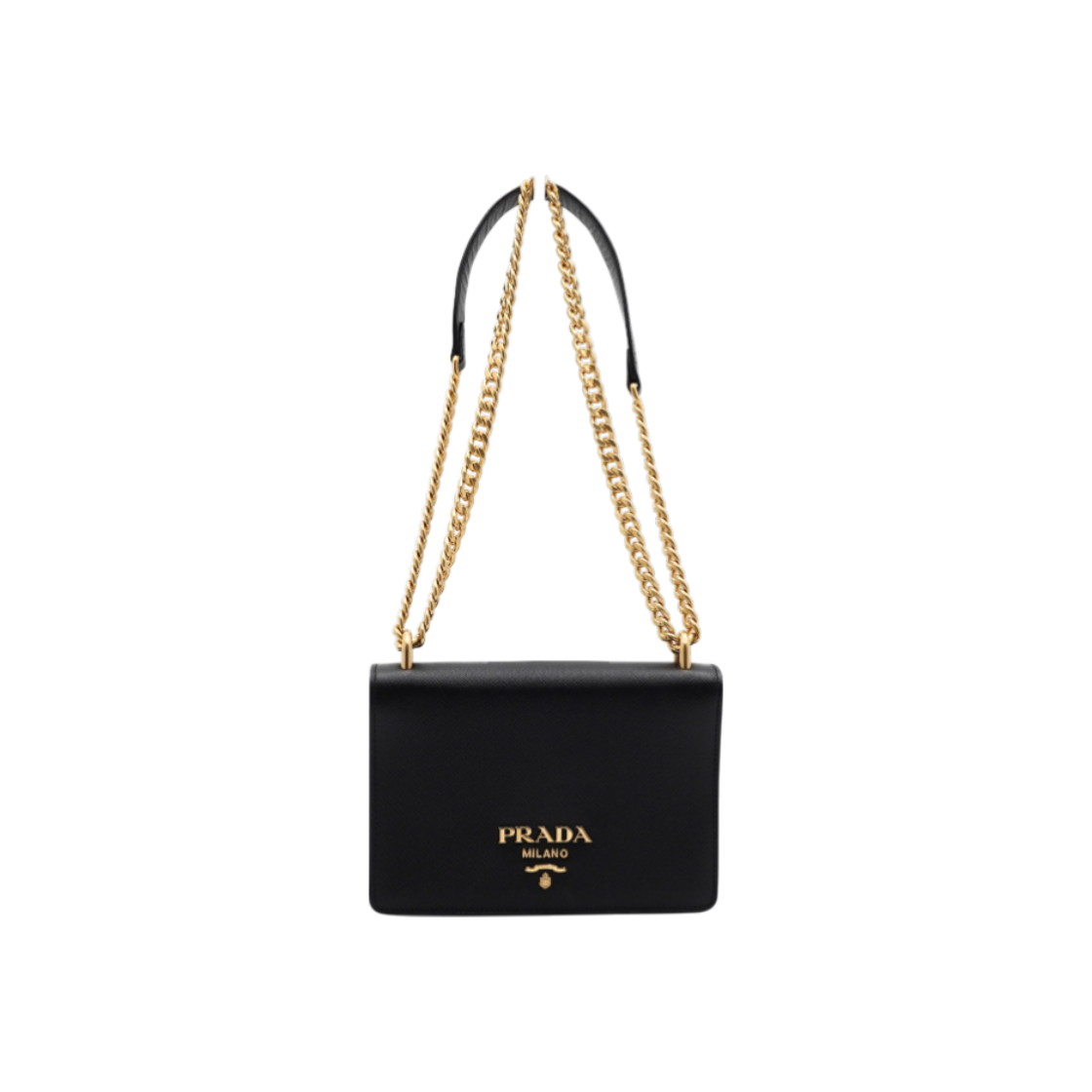 프라다 1BD133 사피아노 럭스 금장로고 플랩 체인 숄더백 겸 크로스백aa60986(Prada Saffiano Lux Gold Logo Flap Chain Shoulder Bag & Crossbody) - 1