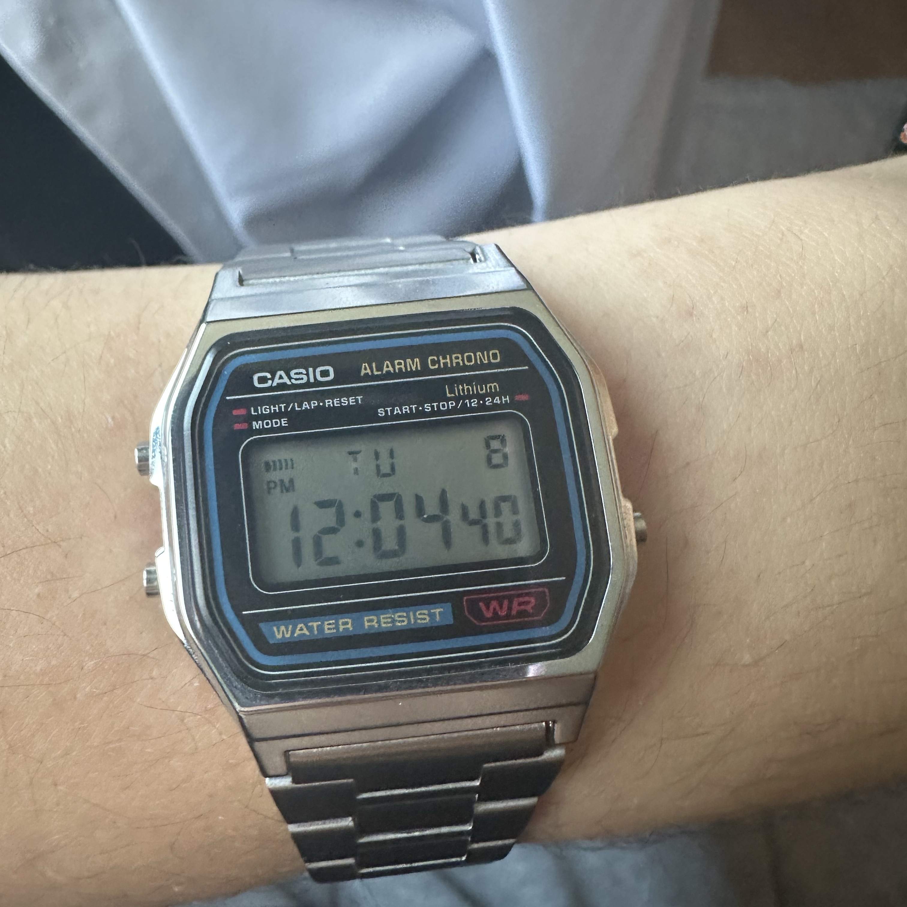 Casio A-158WA-1 착용 스타일 - 1