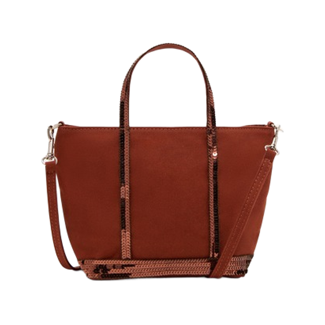 바네사 브루노 캔버스 XS 카바스 토트 어스(Vanessa Bruno Canvas XS Cabas Tote Earth)