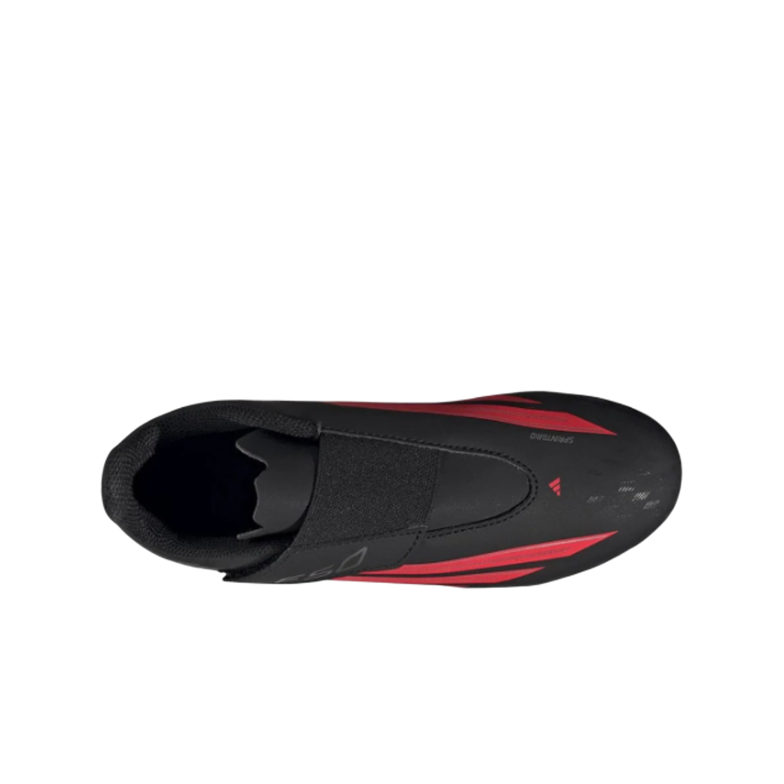 (J) 아디다스 F50 클럽 벨크로 FG/MG 코어 블랙 루시드 레드((J) Adidas F50 Club Velcro FG/MG Core Black Lucid Red) - 2