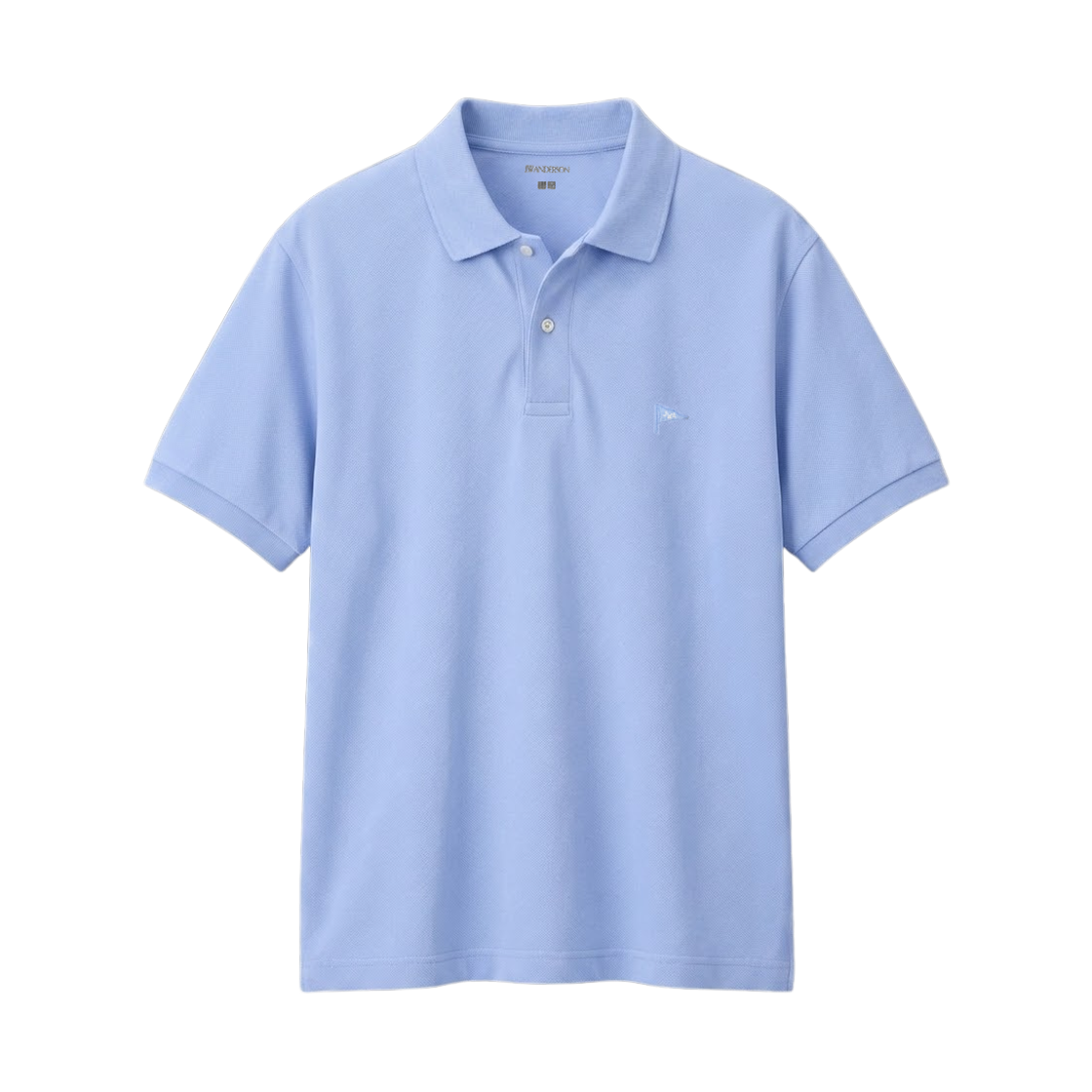 482304-63 Uniqlo x JW Anderson Dry Pique Polo Shirt Blue