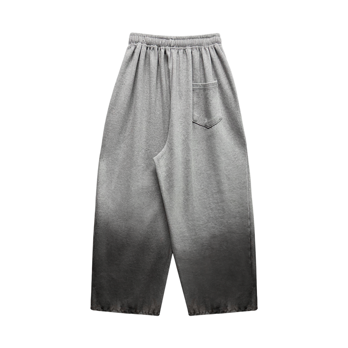 랜 아카이브 0122 윙 프린트 와이드 스웨트 팬츠 - 그레이(LAN ARCHIVE 0122 Wing Print Wide Sweat Pants - Gray) - 2