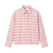 Uniqlo x JW Anderson Oxford Boxy Check Shirt Pink