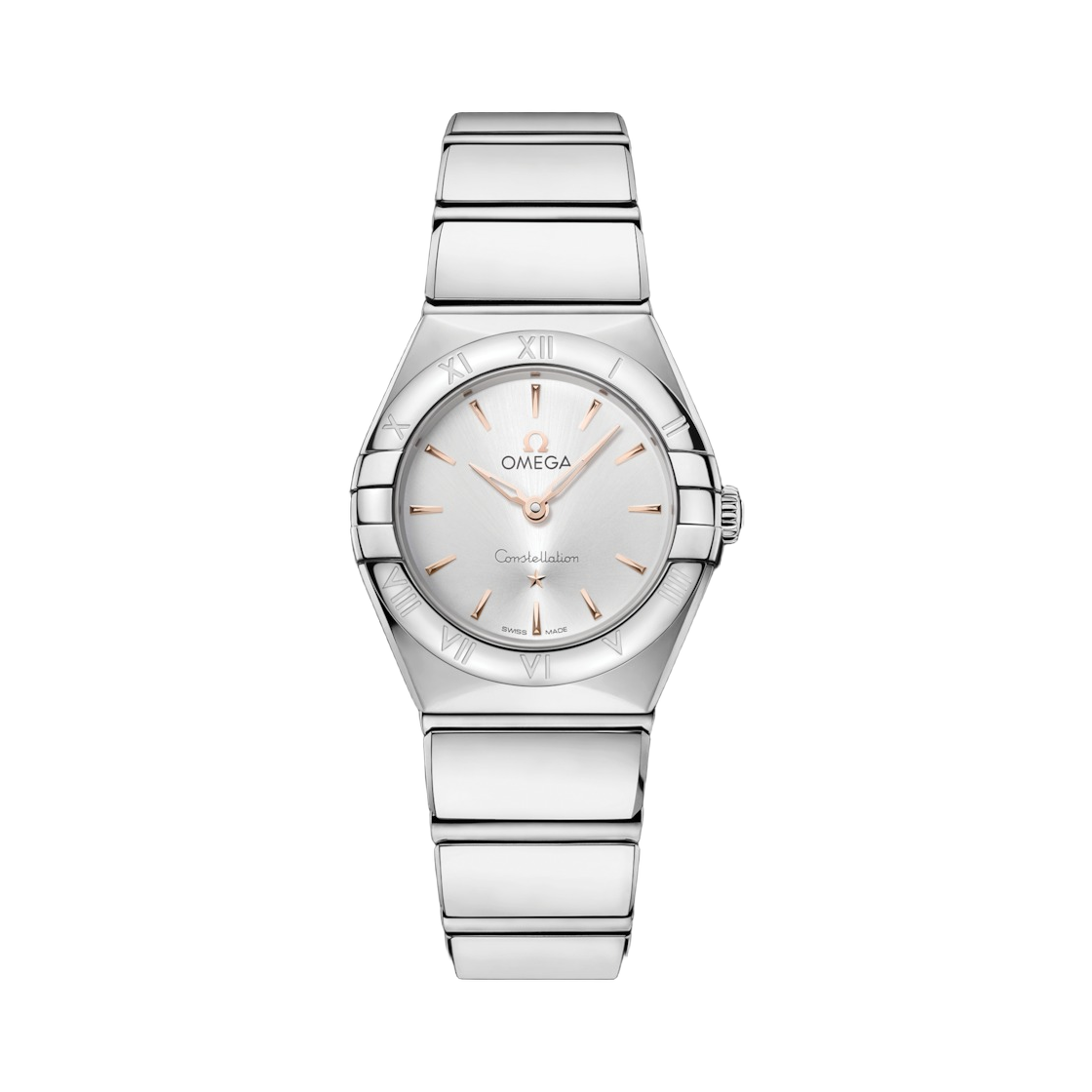 (W) 오메가 컨스텔레이션 쿼츠 25mm 스틸 실버((W) Omega Constellation Quartz 25mm Steel Silver) - 1