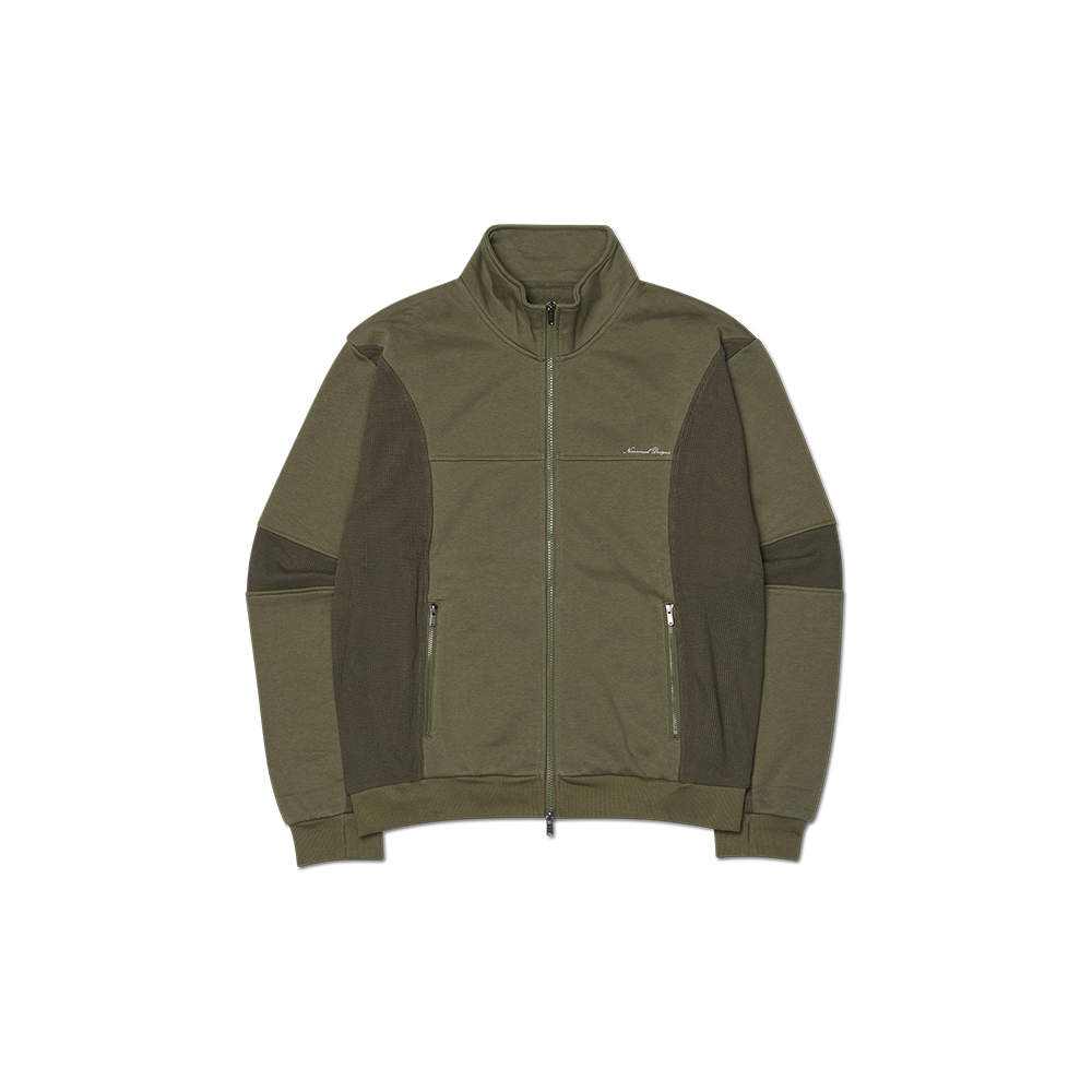 노매뉴얼 NM 와플 블렌디드 저지 카키(NOMANUAL NM Waffle Blended Jersey Khaki)