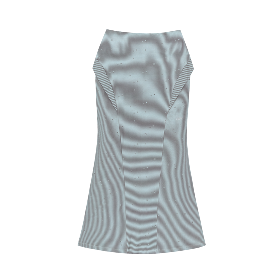오호스 사이드 패널 머메이드 맥시 스커트 블루 그레이(OJOS Side Panel Mermaid Maxi Skirt / Blue Grey)