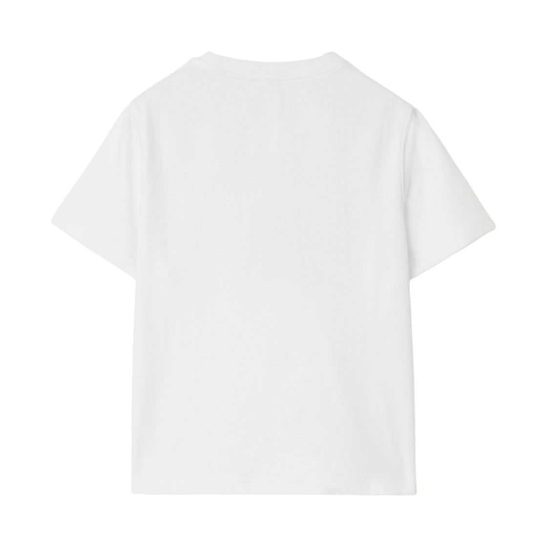 (키즈) 버버리 EKD 스트레치 코튼 티셔츠 화이트((Kids) Burberry EKD Stretch Cotton T-Shirt White) - 2