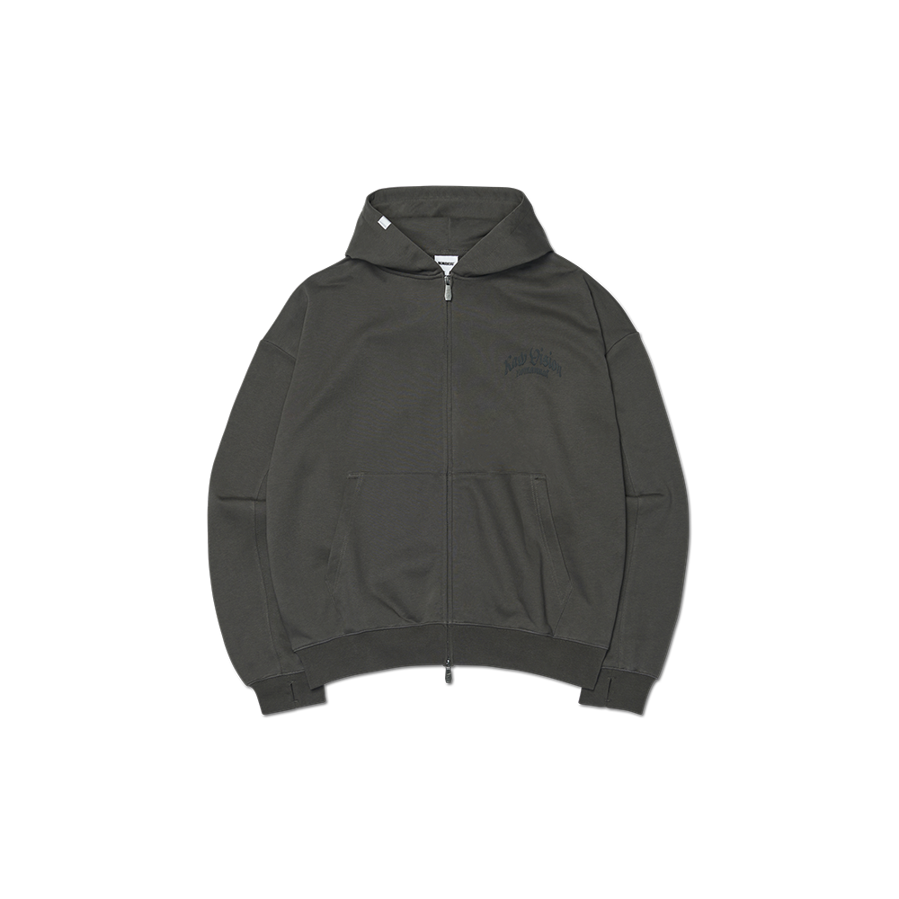 NMSS62HD03CHA NOMANUAL F.P Hooded Zip-Up Charcoal