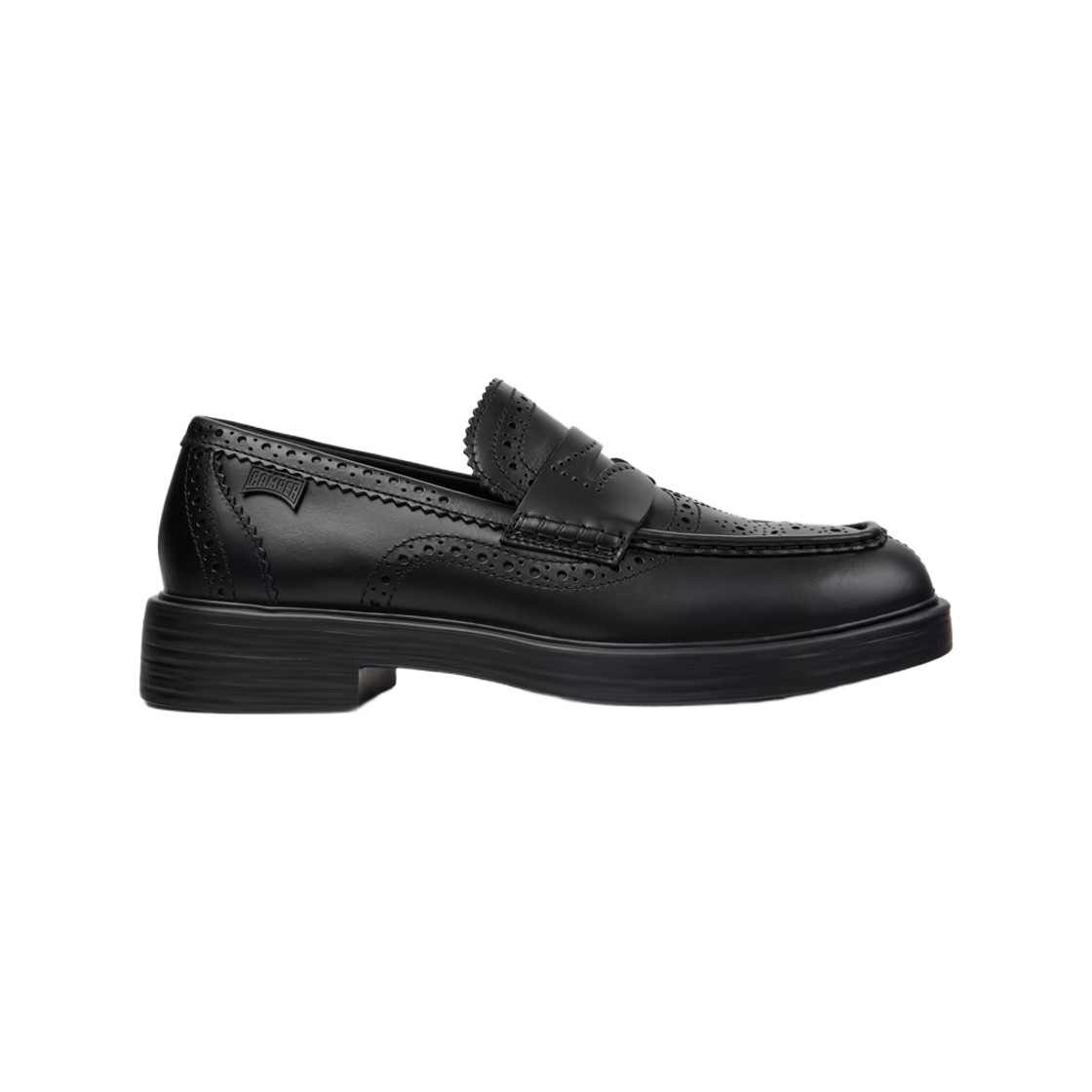 캠퍼 트윈스 레더 모카신 블랙(Camper Twins Leather Moccasins Black)