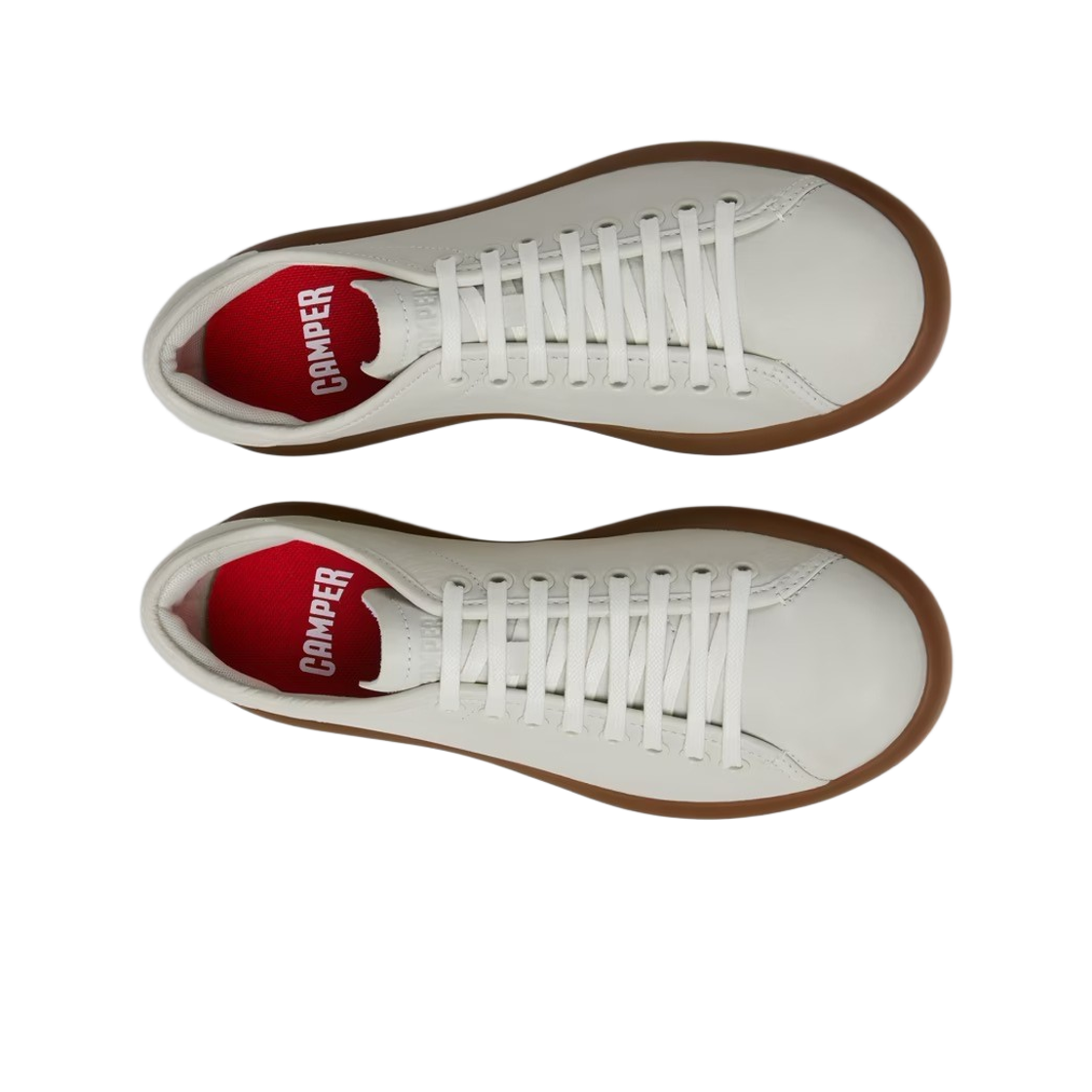 (W) 캠퍼 펠로타스 솔레르 레더 스니커즈 화이트((W) Camper Pelotas Soller Leather Sneakers White) - 2