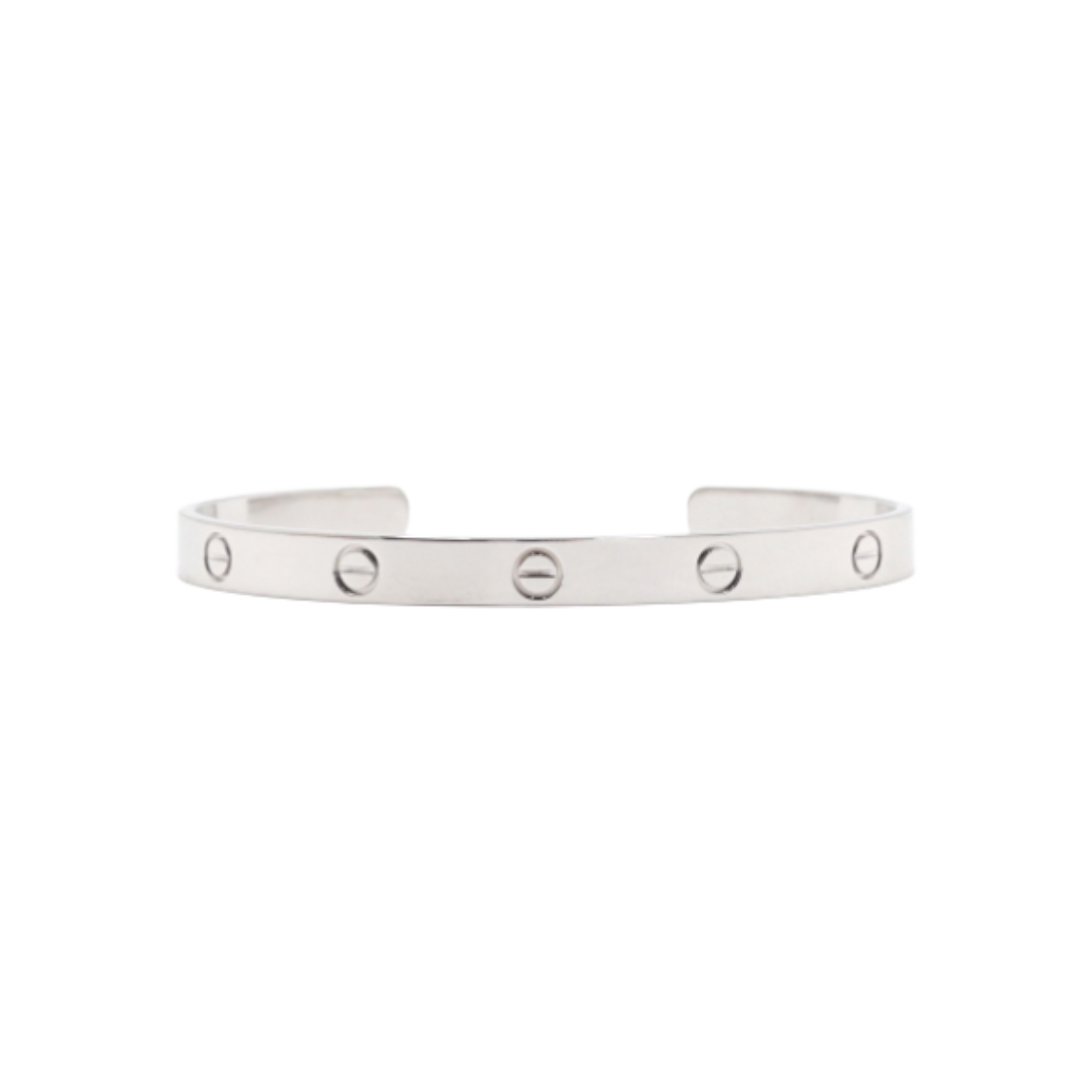 ITO7LG6TKS9L Cartier 18K White Gold LOVE Bracelet - Size 20