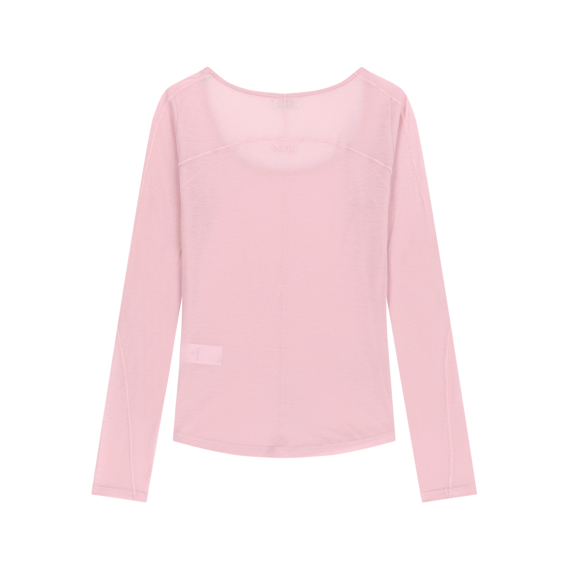 오호스 플랫심 롱슬리브 탑 핑크(OJOS Flatseam Long Sleeve Top / Pink) - 3