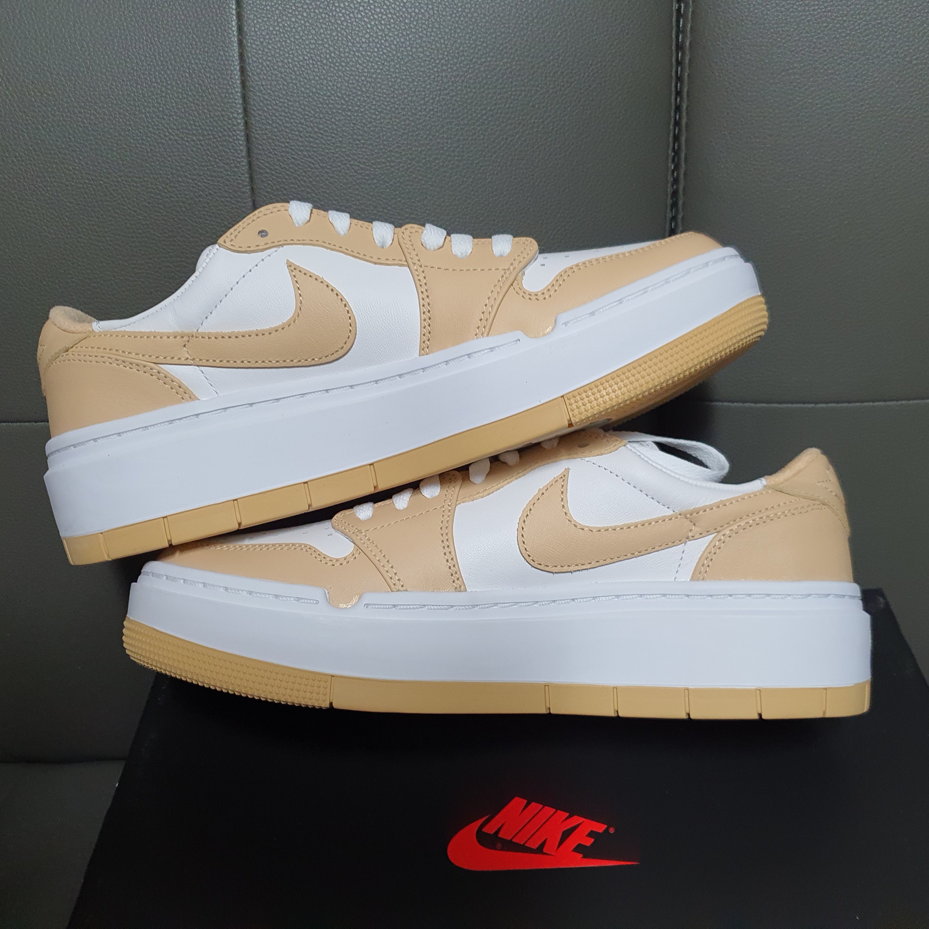 (W) Jordan 1 Elevate Low White Onyx 착용 스타일
