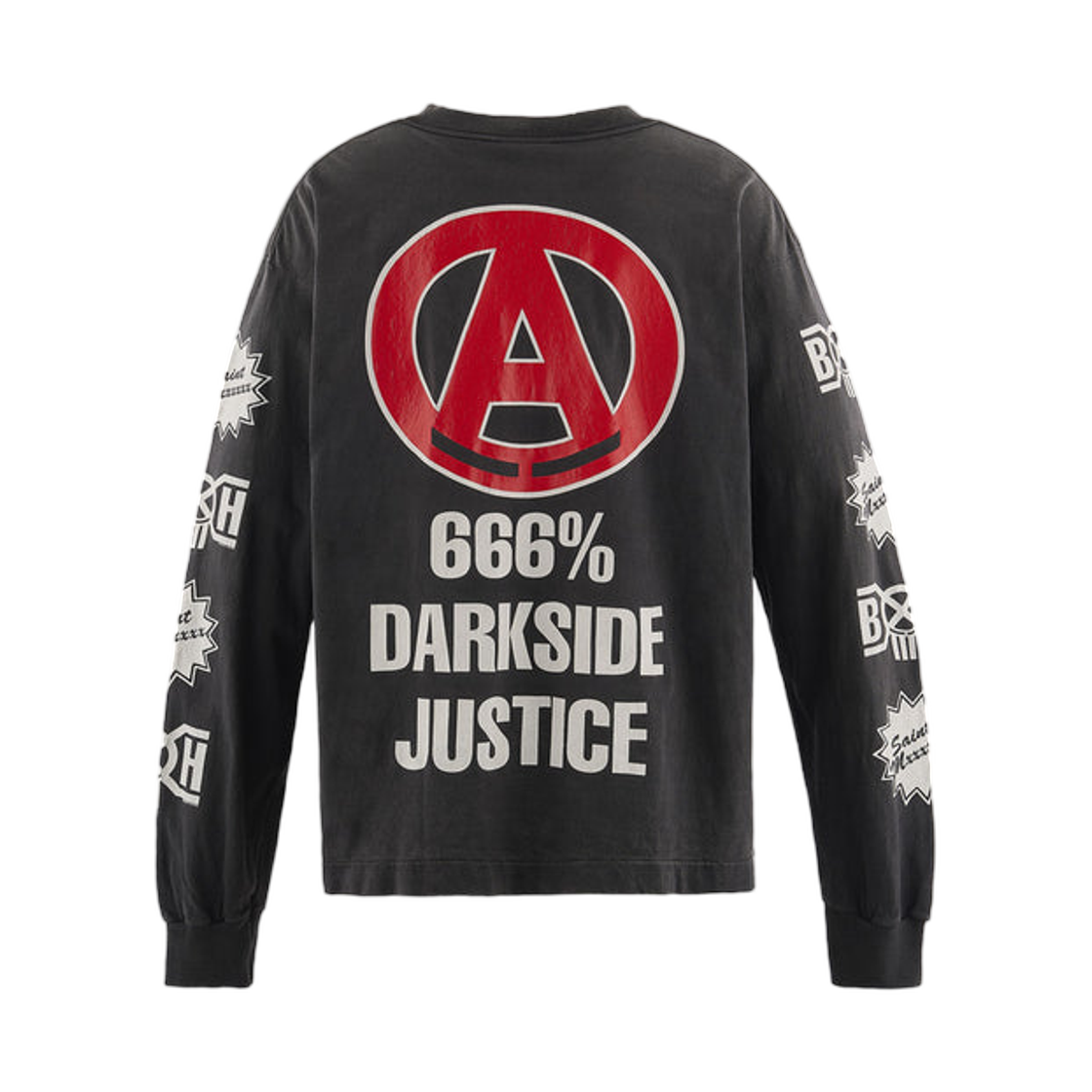 세인트 마이클 x 바운티 헌터 세인티 헌터 롱슬리브 티셔츠 블랙 - 26SS(Saint Mxxxxxx x Bounty Hunter Sainty Hunter L/S T-Shirt Black - 26SS) - 2