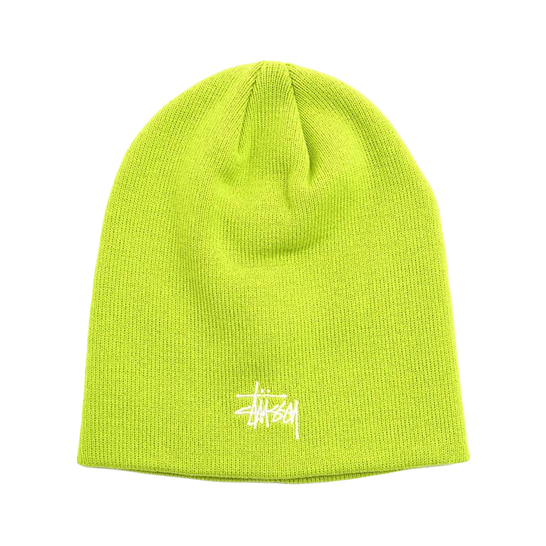 1321085 Stussy Basic Skullcap Beanie Lime Green