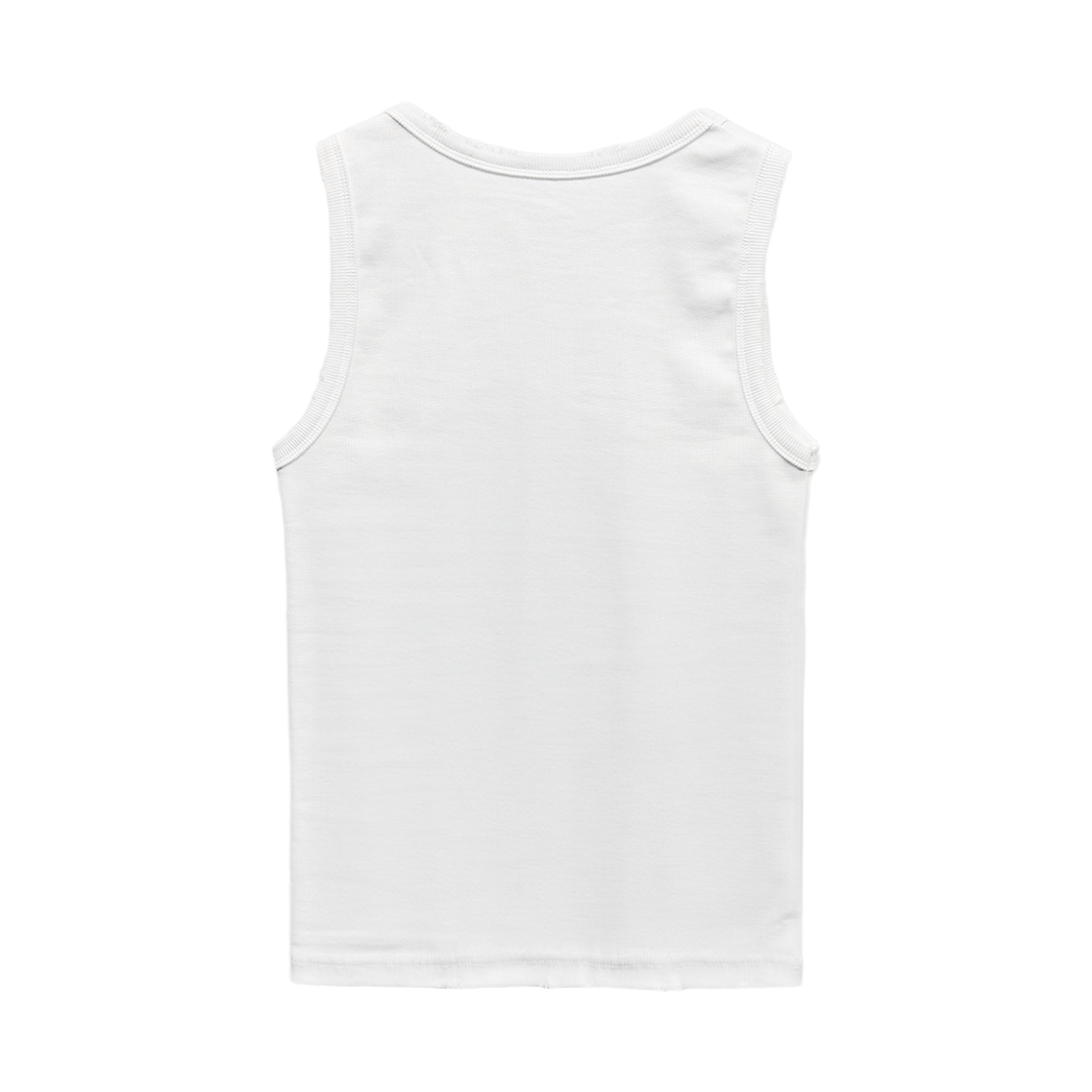 랜 아카이브 0101 체인 목걸이 프린트 슬리브리스 - 아이보리(LAN ARCHIVE 0101 Chain Necklace Print Sleeveless - Ivory) - 2