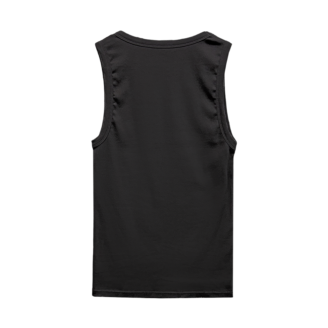 랜 아카이브 0102 사이드 타이포그래피 슬리브리스 - 차콜(LAN ARCHIVE 0102 Side Typography Sleeveless - Charcoal) - 2