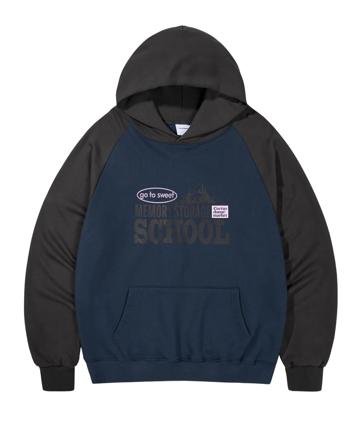 캑터스도넛마켓 메모리 스토리지 후디 – 차콜(Cactusdonutmarket Memory Storage Hoodie - Charcoal)