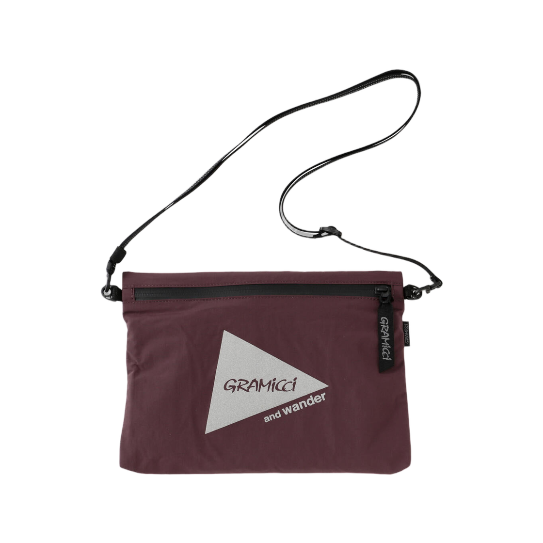 - And Wander x Gramicci Nylon Sacoche Bordeaux