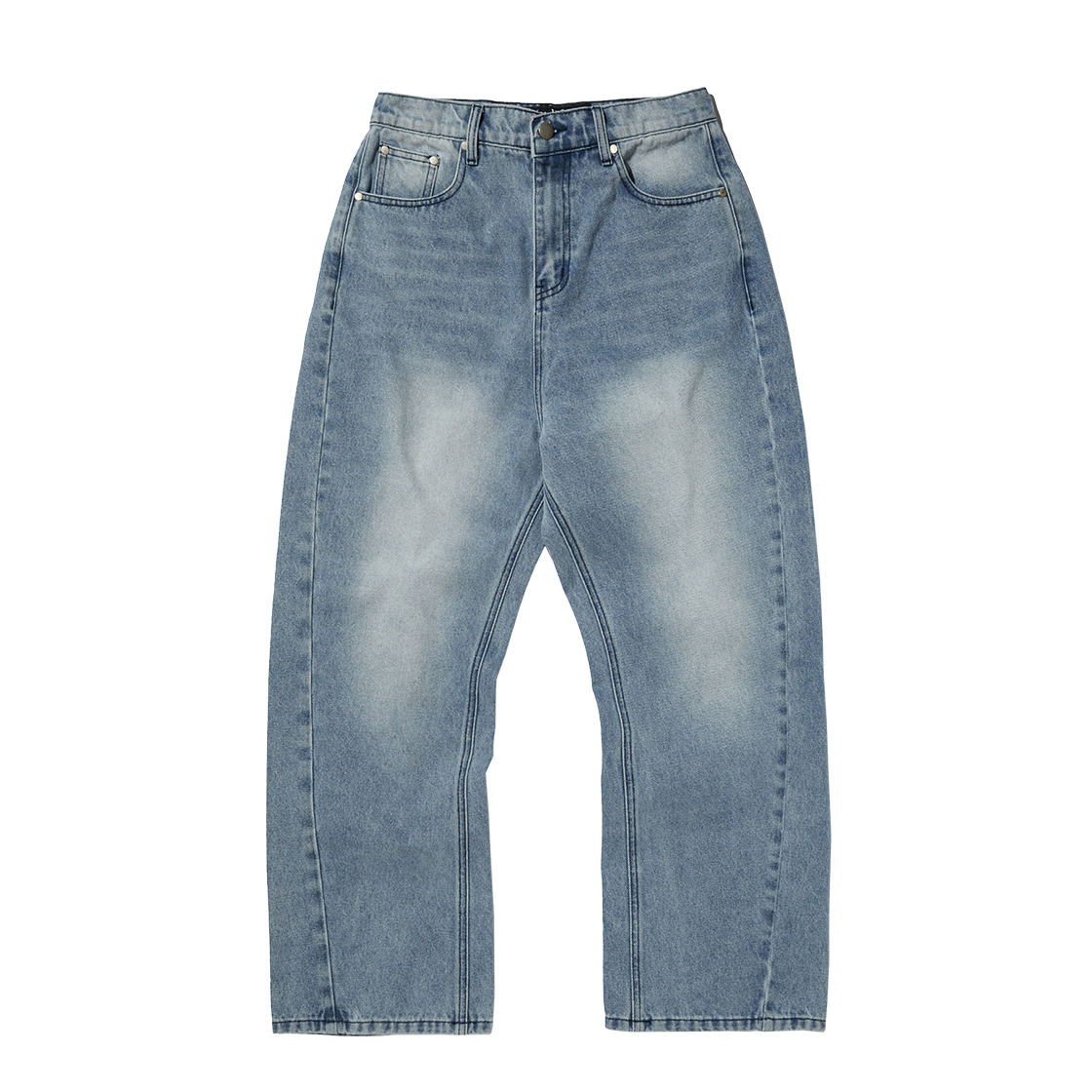 SDFSBO421LB [트리플적립] Suade Cinch Back Denim Light Blue