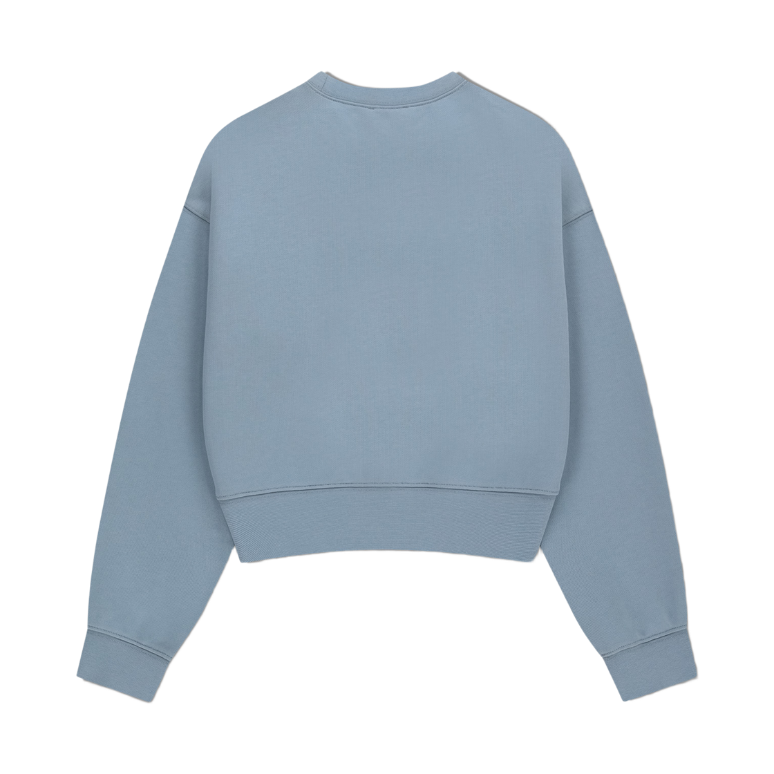 (W) 마리떼 프랑소와 저버 클래식 로고 크롭 스웨트셔츠 스카이 블루((W) Marithe Francois Girbaud Classic Logo Crop Sweatshirt Sky Blue) - 2