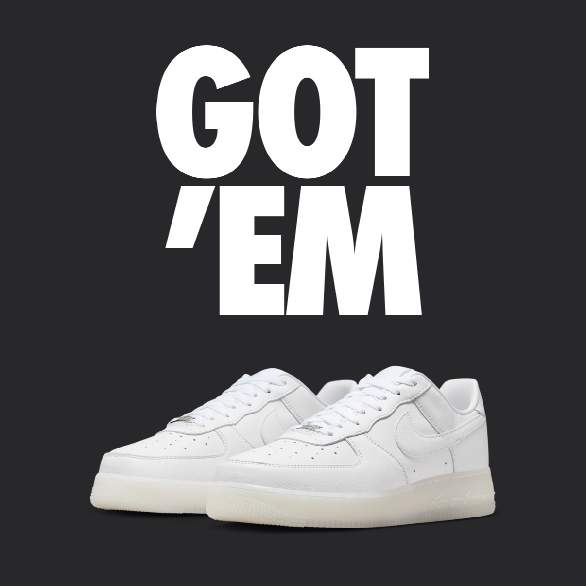 Nike x Drake Nocta Air Force 1 Low SP Certified Lover Boy White Cobalt Tint 착용 스타일