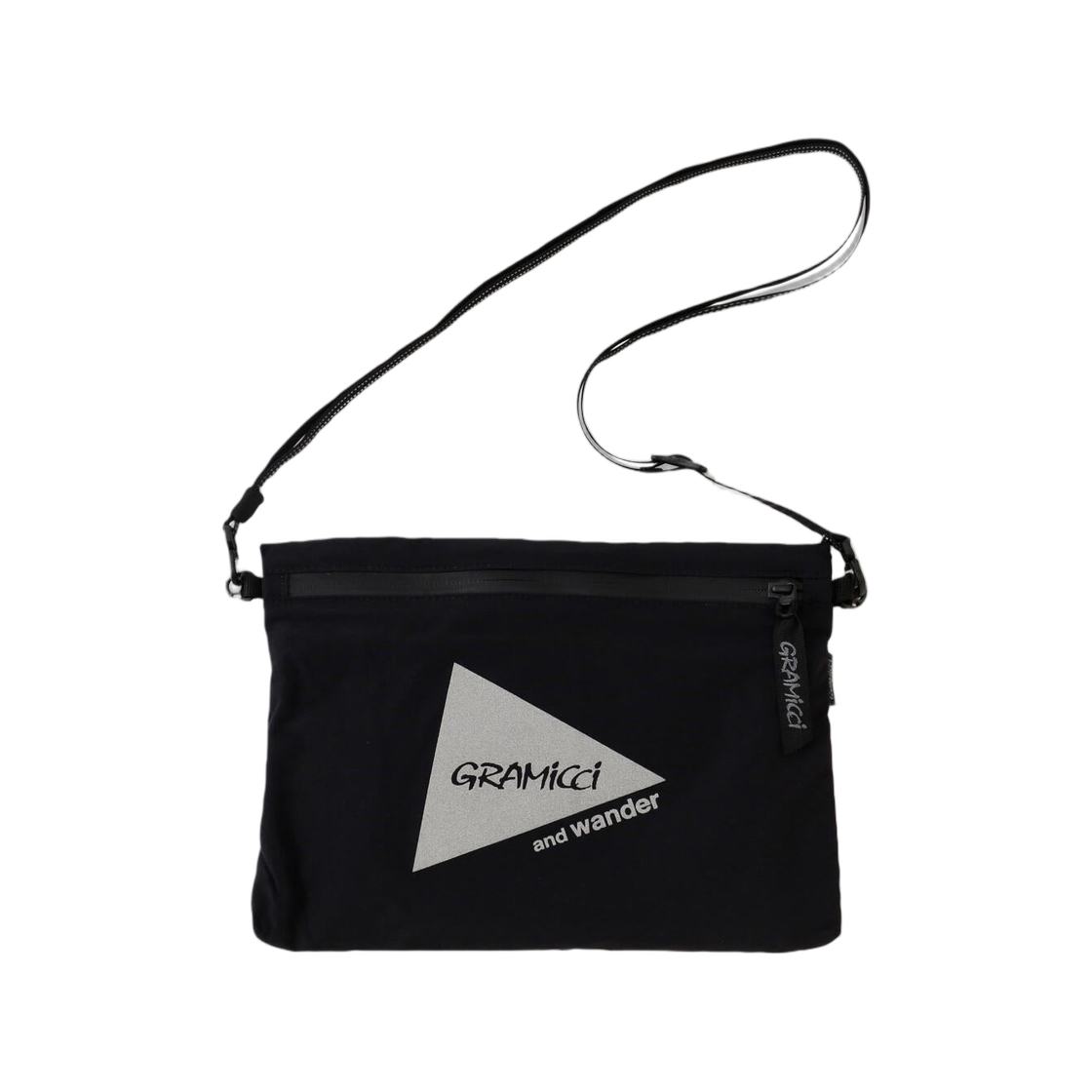 앤드 원더 x 그라미치 나일론 사코슈 블랙(And Wander x Gramicci Nylon Sacoche Black)