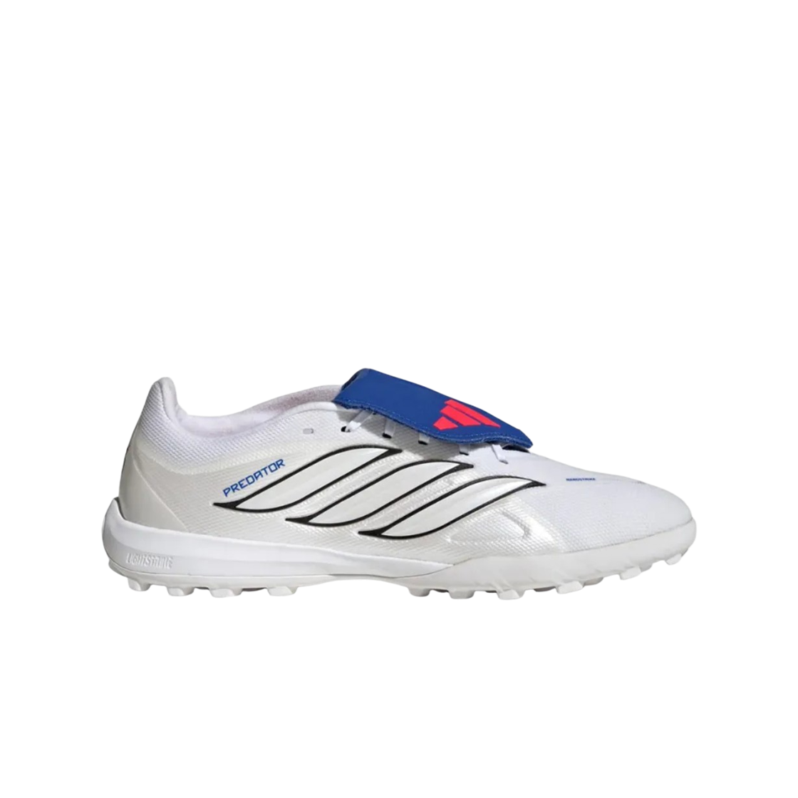 아디다스 프레데터 클럽 폴드오버 텅 엘라스틱 레이스 터프 클라우드 화이트 제로 메탈릭(Adidas Predator Club Foldover Tongue Elastic Lace Turf Cloud White Zero Metalic) - 1