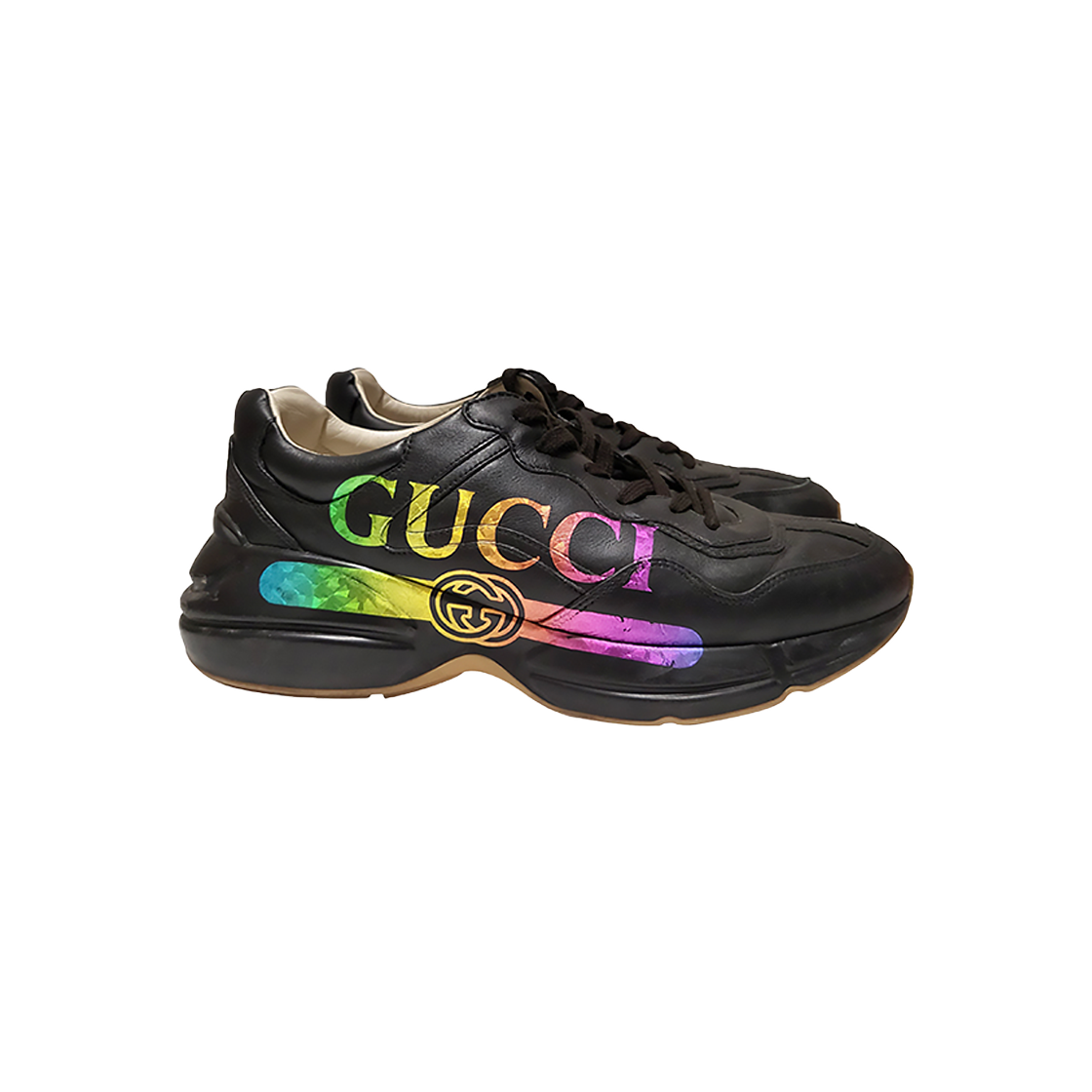구찌 라이톤 레인보우 스니커즈 552851 DRW00 1000(Gucci Laiton Rainbow Sneakers 552851 DRW00 1000)