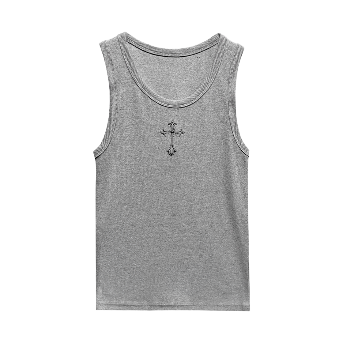 랜 아카이브 0100 엔젤 윙 스팽글 슬리브리스 - 그레이(LAN ARCHIVE 0100 Angel Wing Sequin Sleeveless - Gray) - 2