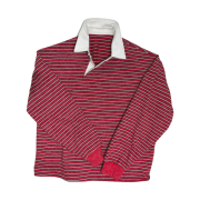 Nonnod Bias Polo Shirt Red Stripe