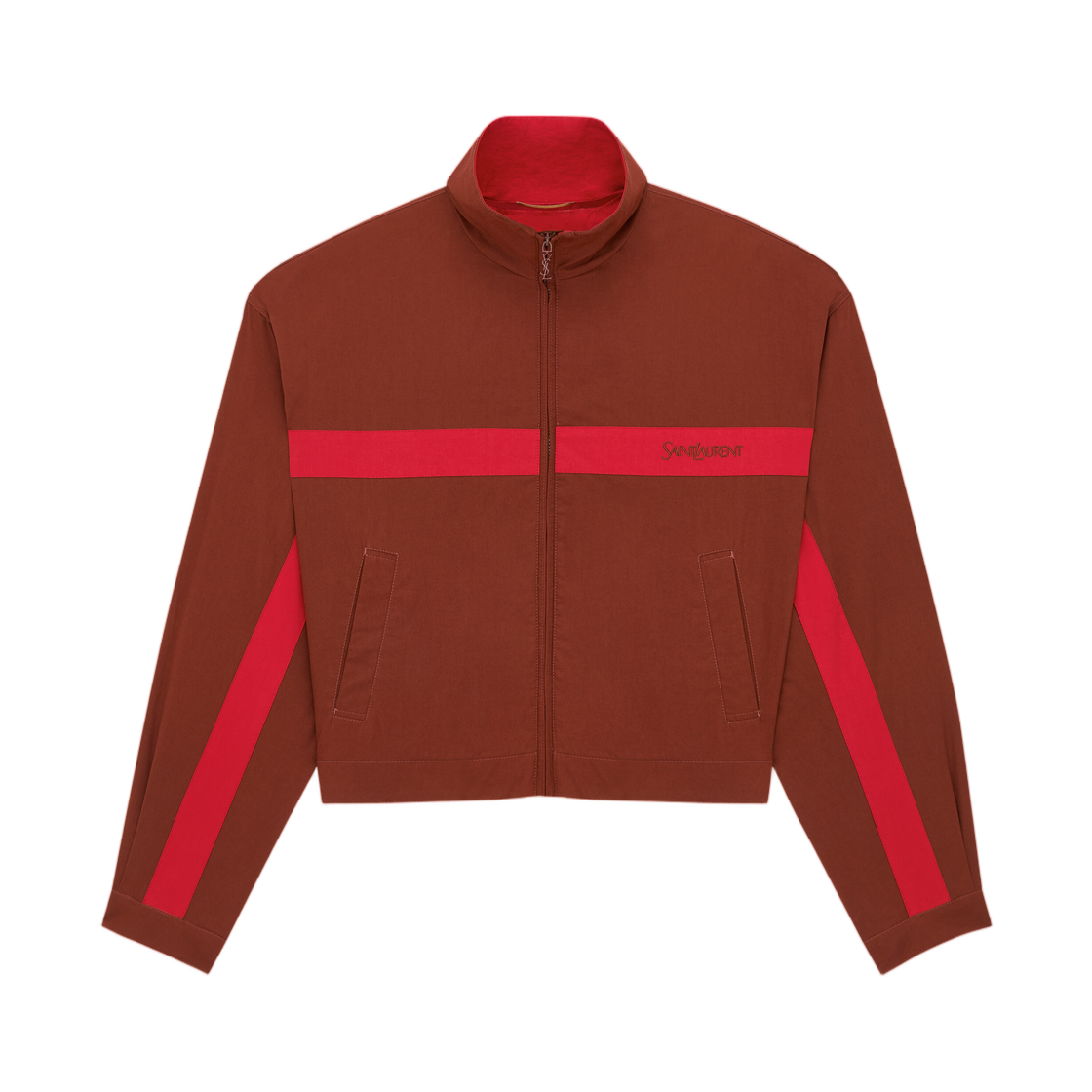 851251-Y6J98-6560 (W) Saint Laurent Jacket in Cotton Cognac