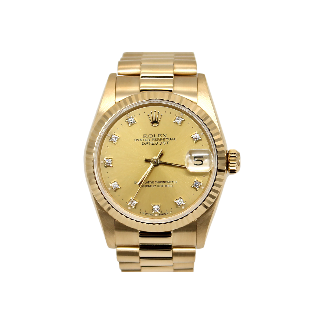 롤렉스 데이저스트 31mm 10P 금통 68278(Rolex Datejust 31mm 10P Gold Case 68278) - 1