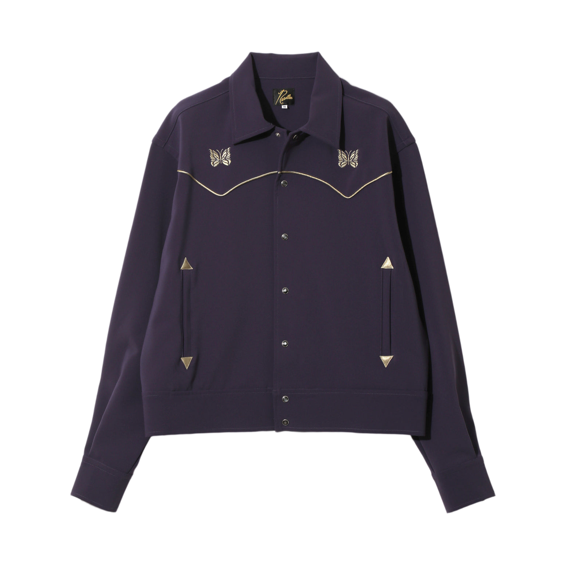 SX223B Needles Piping Cowboy Jacket Poly Double Cloth Purple