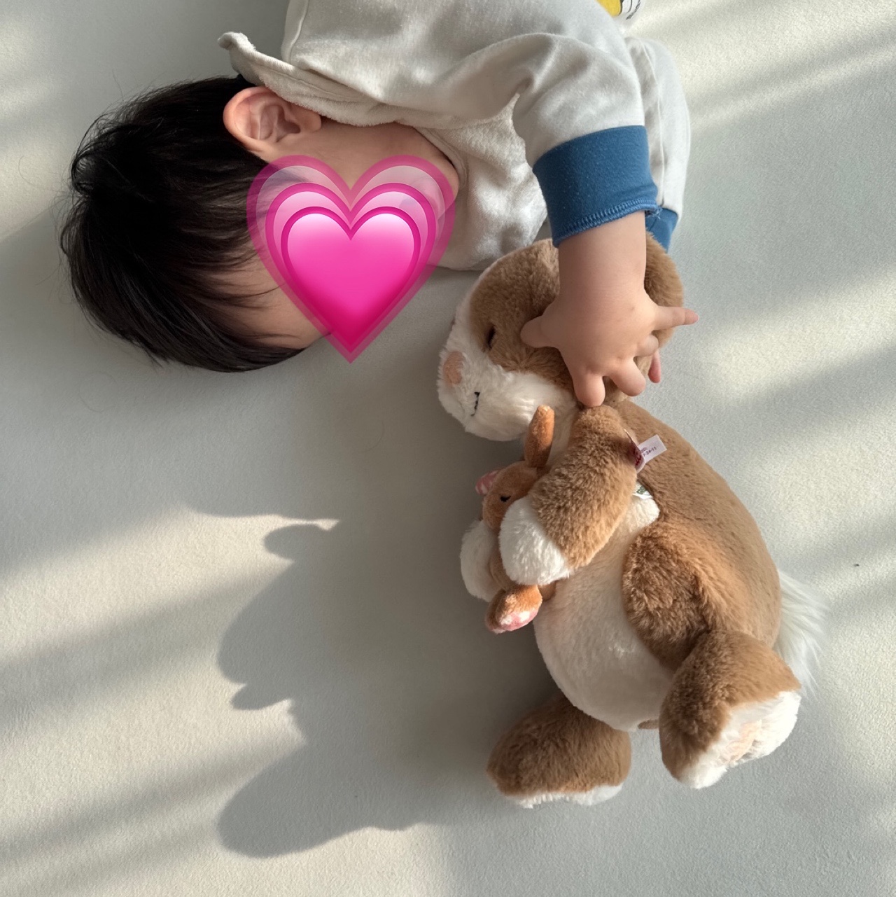 [KREAM 단독] NICI Soft toy rabbit Hopsala & child 35cm dangling GREEN 착용 스타일 - 2