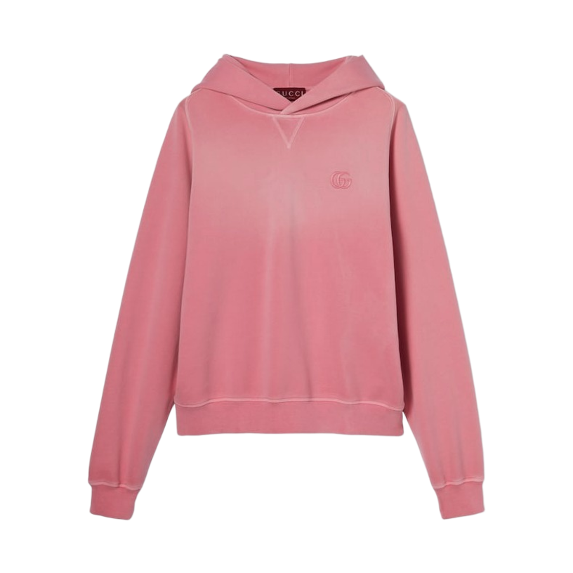 구찌 코튼 후드 스웨트셔츠 핑크(Gucci Cotton Hooded Sweatshirt Pink) - 1